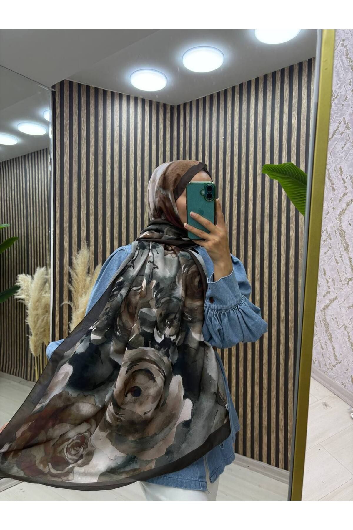 İSTANBULSTYLEMODA ÇİÇEK DESENLİ SOFT ŞAL 180x65