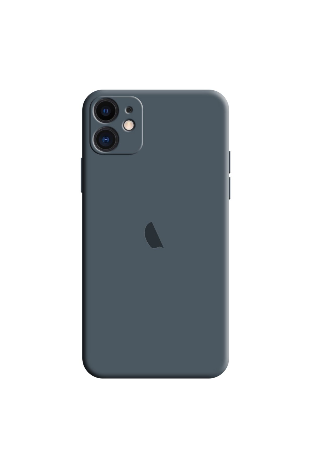 Tekamo Apple iPhone 12 Uyumlu Kamera Korumalı Silikon İçi Kadife Lansman Kılıf