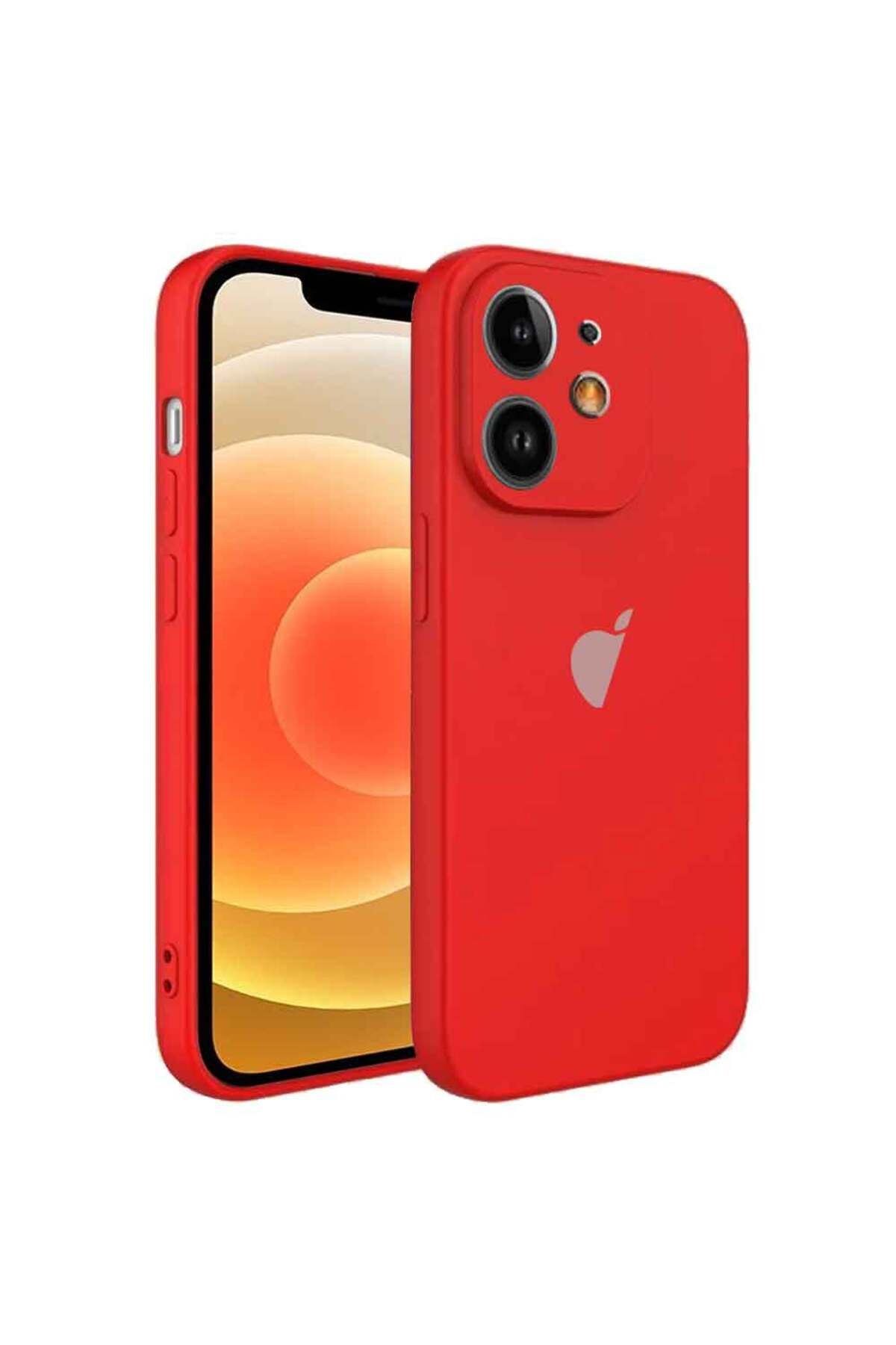 Tekamo Apple iPhone 12 Uyumlu Kamera Korumalı Silikon İçi Kadife Lansman Kılıf