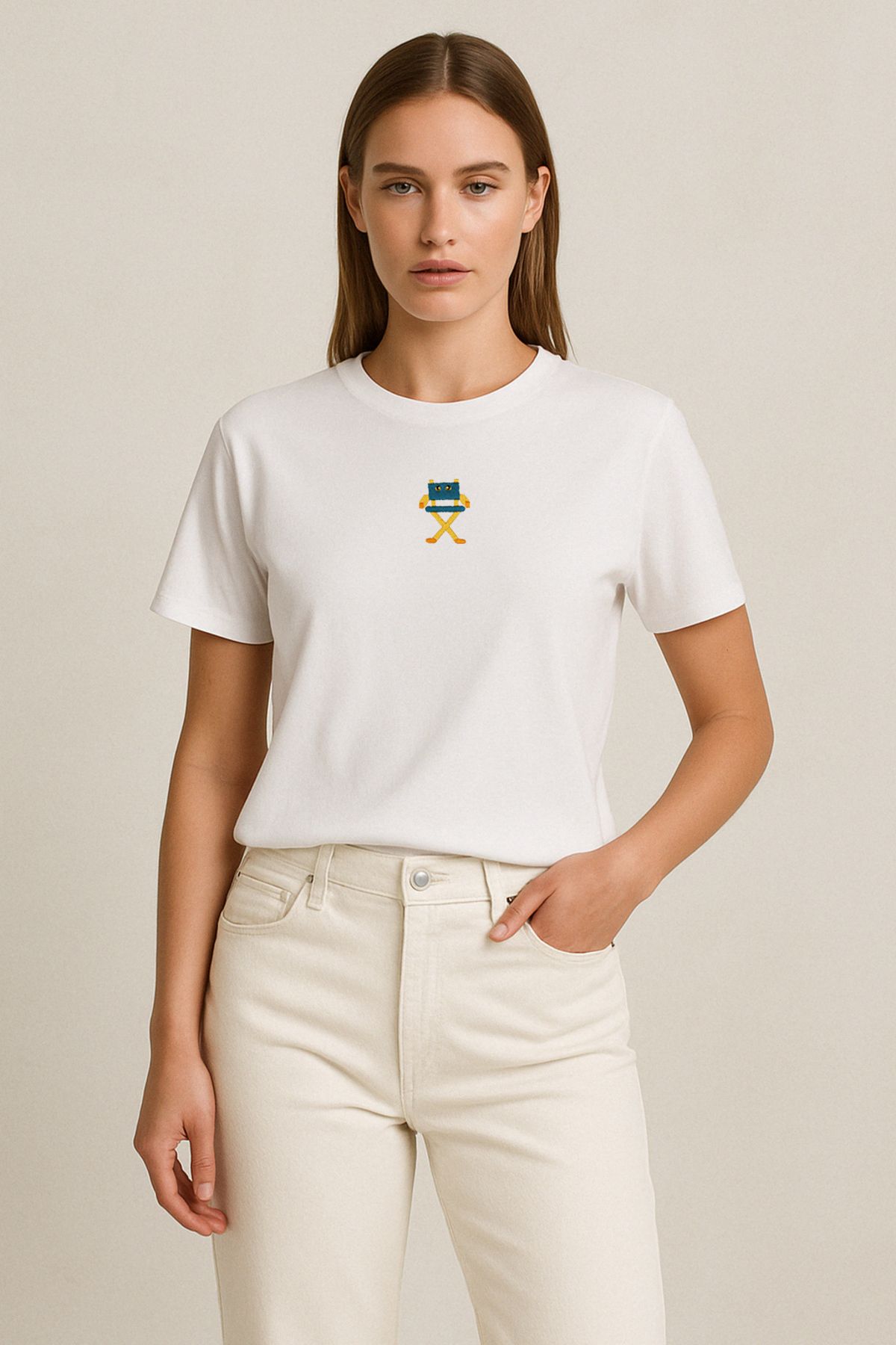 Vita Atelier 'Director 2.0 ' Nakışlı, Kadın Regular Tshirt
