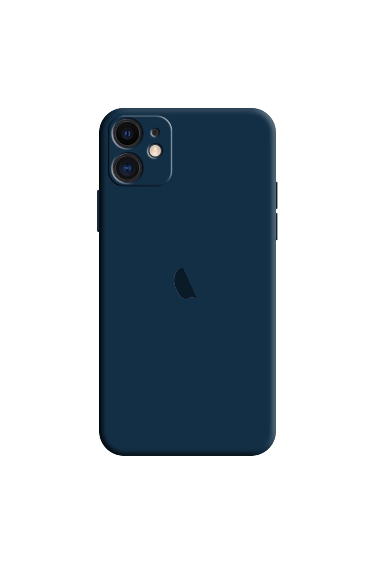 Tekamo Apple iPhone 12 Uyumlu Kamera Korumalı Silikon İçi Kadife Lansman Kılıf
