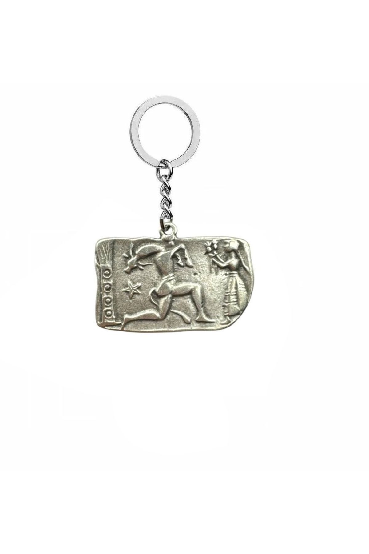 Herşey Nota Centaur Legacy – Antik Yunan Sentor Figürlü Plaka Unisex Metal Anahtarlık