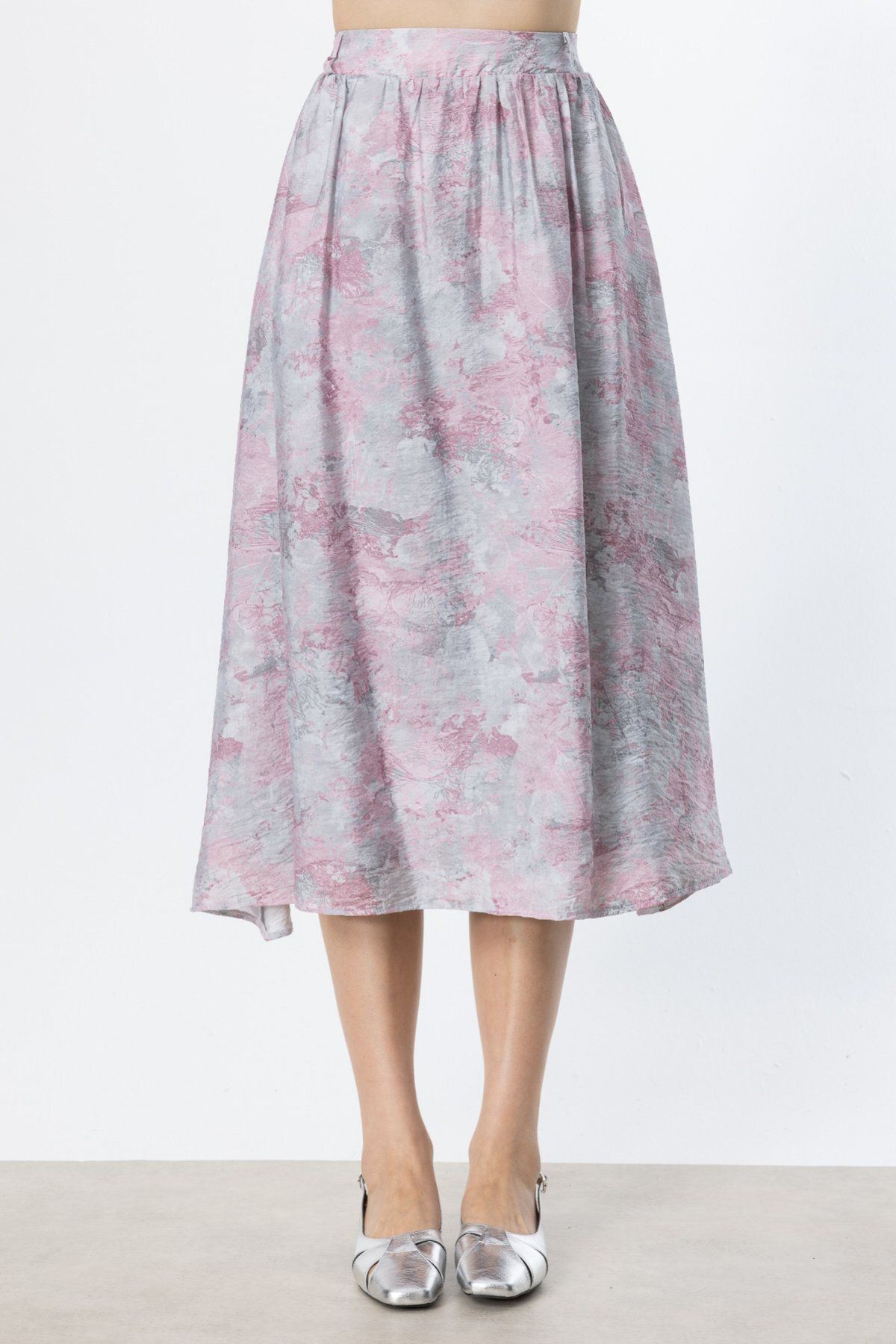 ON-Patterned Midi Skirt 4