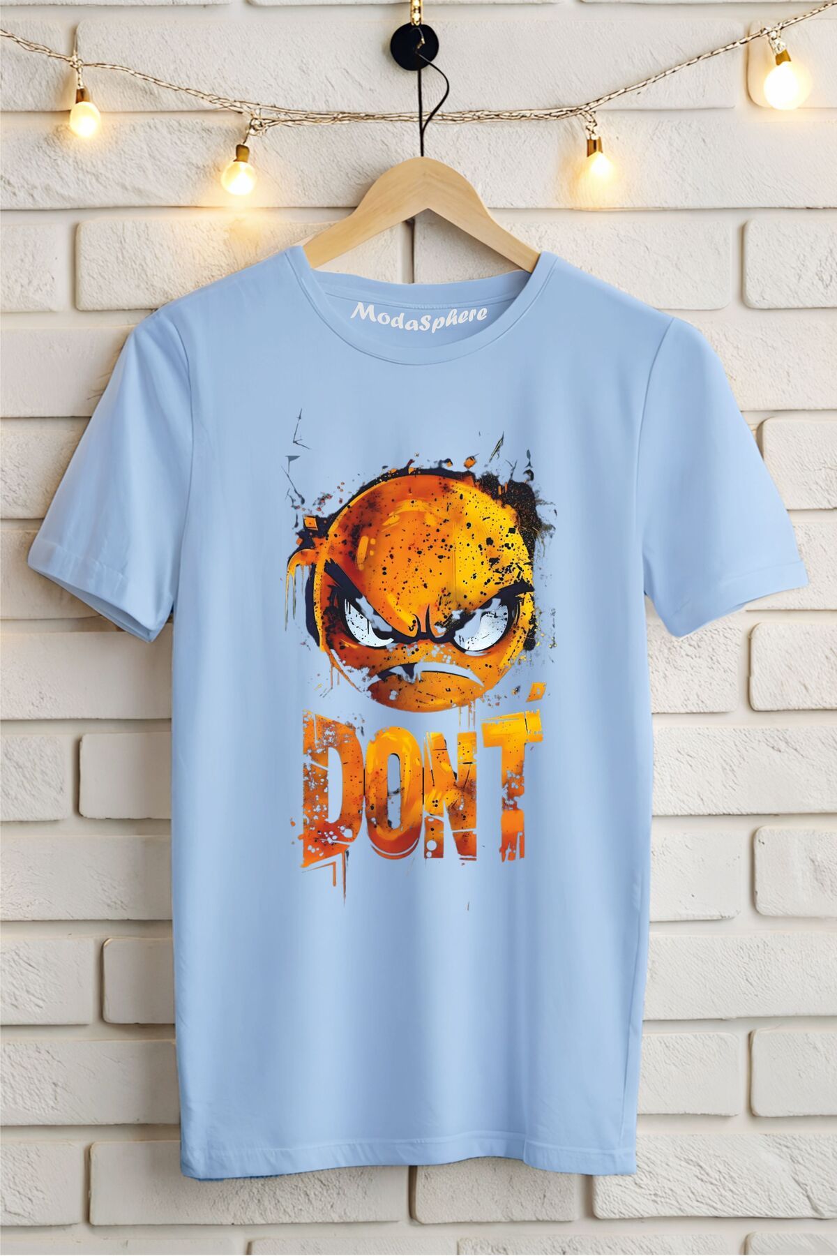 ModaSphere DON'T Baskılı Unisex Oversize Tişört