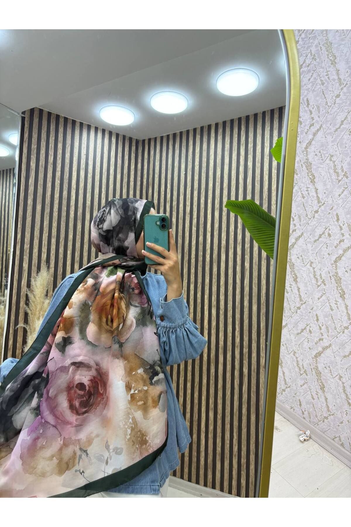 İSTANBULSTYLEMODA ÇİÇEK DESENLİ SOFT ŞAL 180x65