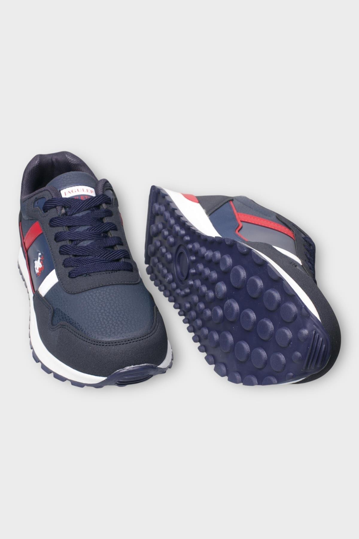 Liger Erkek Ortopedik Cilt Günlük Yürüyüş Koşu Sneaker Spor Ayakkabı LACİVERT görsel 4