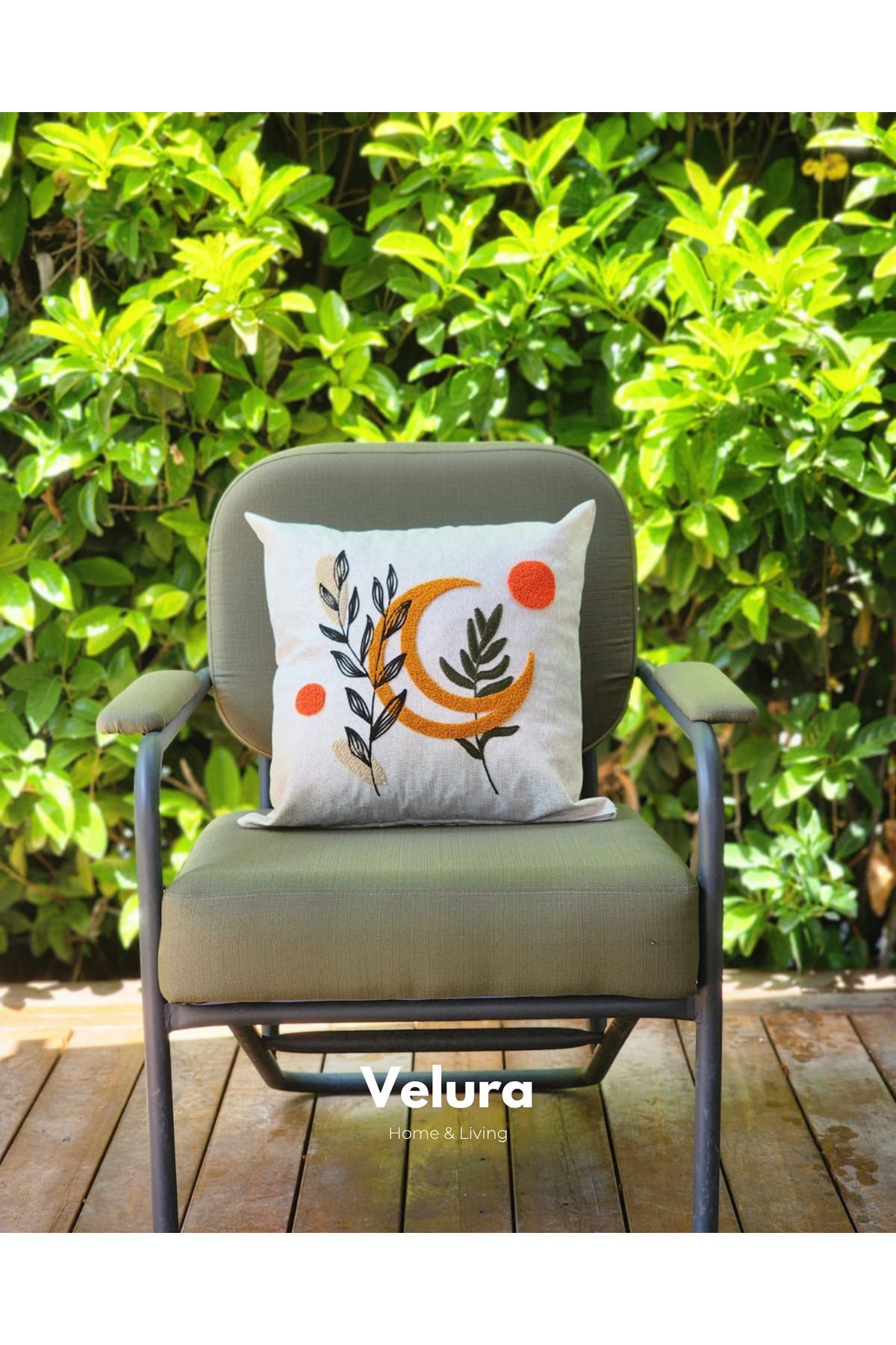 Velura Home & Living Dekoratif Kırlent & Pinterest Kırlent & Keten Kumaş - Nakış İşleme & A8