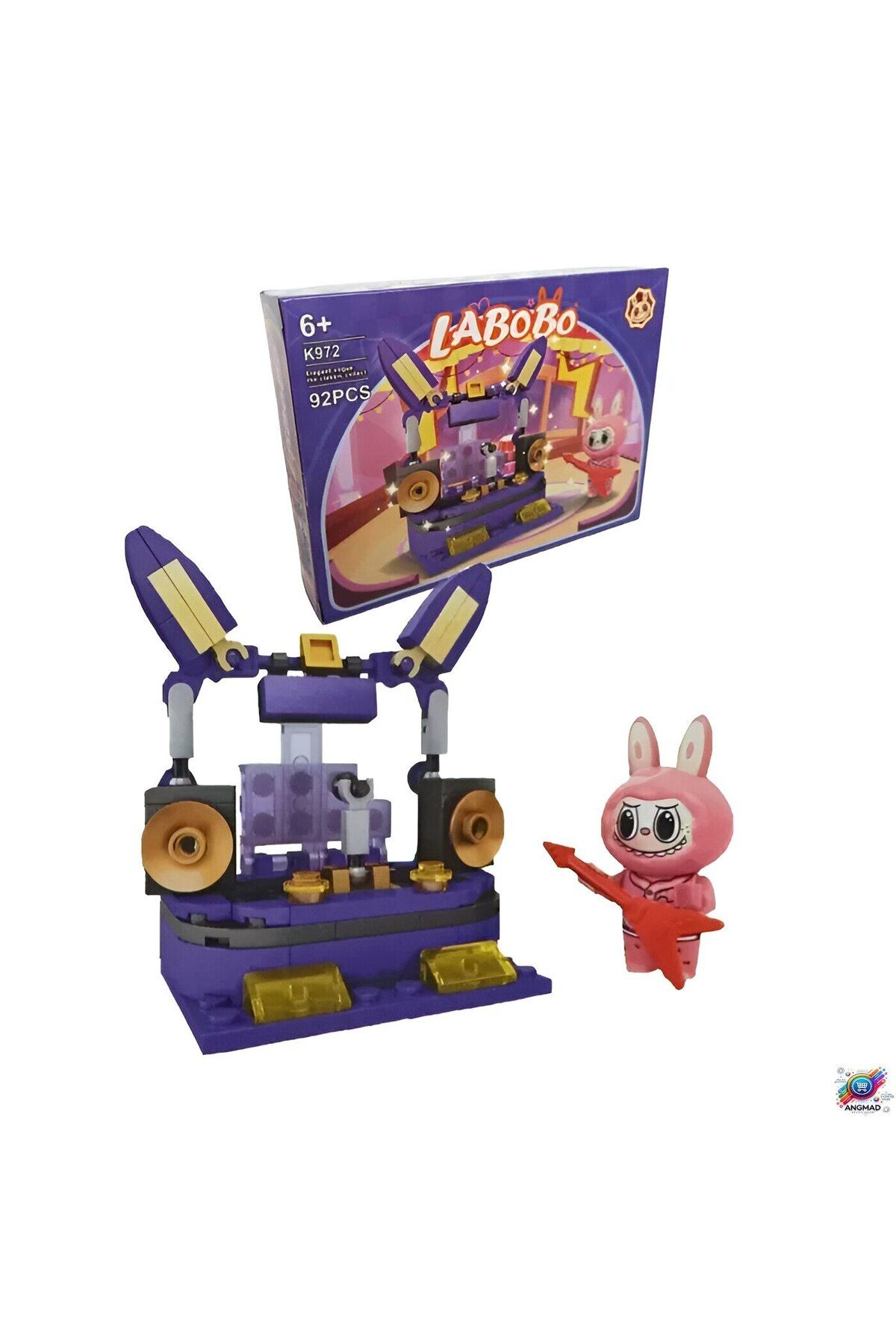 LABUBU-ANGMAD creation set no.2, characters from the LaBubu series, 92 pieces 4