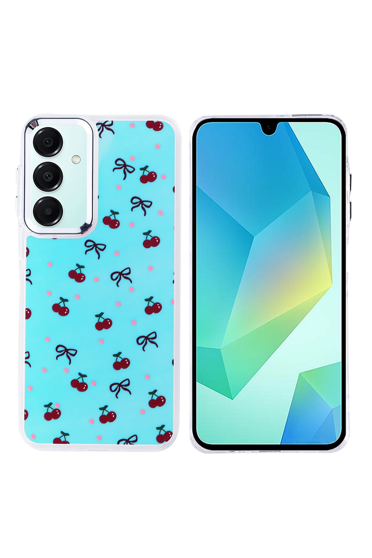 Teleplus Samsung Galaxy A16 Kılıf Hadra Lüx Desenli Kapak