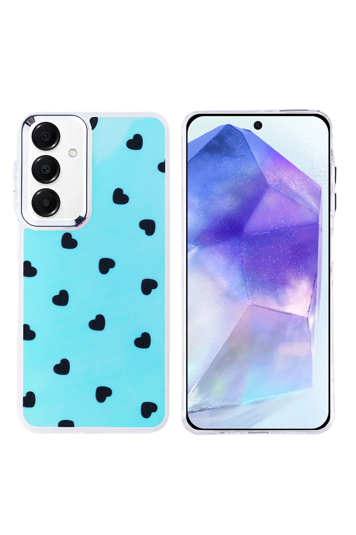 Teleplus Samsung Galaxy A35 Kılıf Hadra Lüx Desenli Kapak