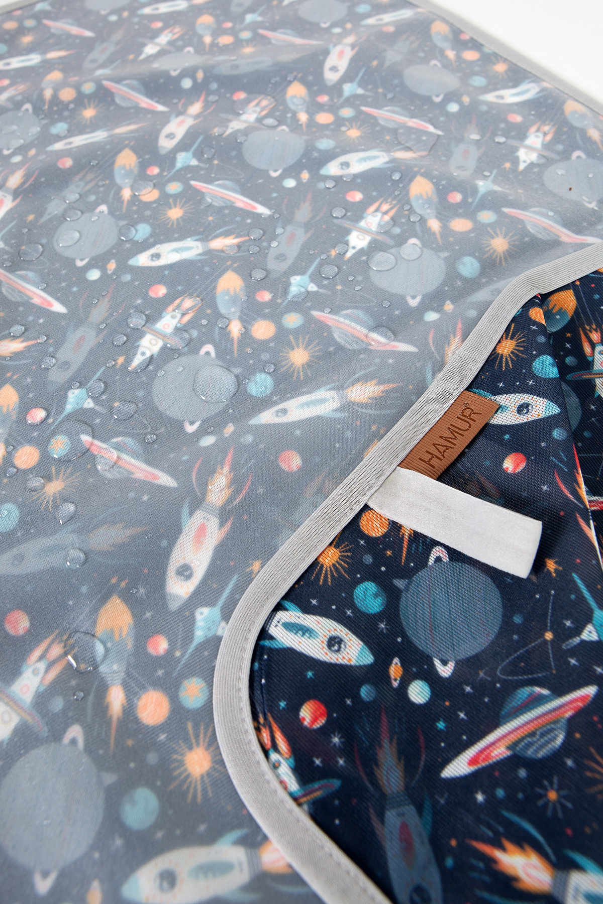 HAMUR Proof Sıvı Geçirmez Etkinlik Aktivite Halı Örtüsü Örtüsü Çok Amaçlı Bebek Çocuk Oyun Matı Galaxy fotoğrafı 2 (önizleme)