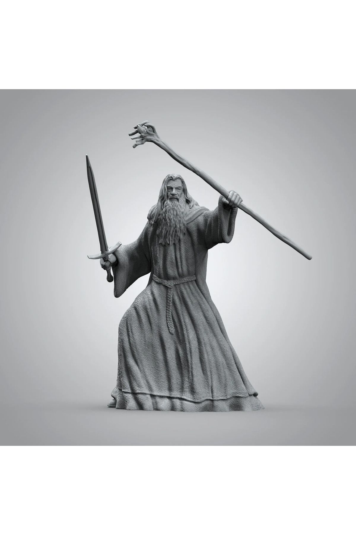 Phigo Lord of the Rings Gandalf Figür - 15 cm Koleksiyonluk Orta Dünya Heykelcik