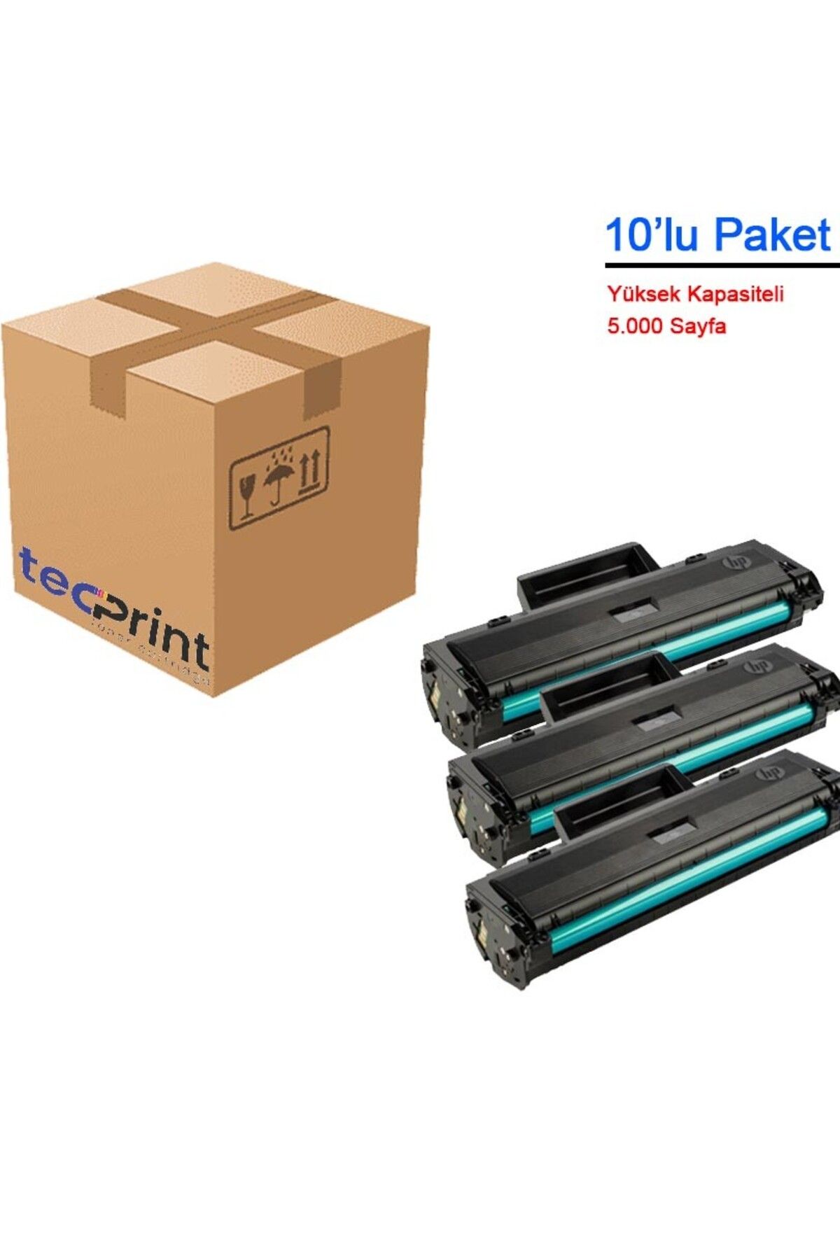 tecprint HP 106A 5BİN SAYFA ÇİPLİ MUADİL TONER 10LU PAKET