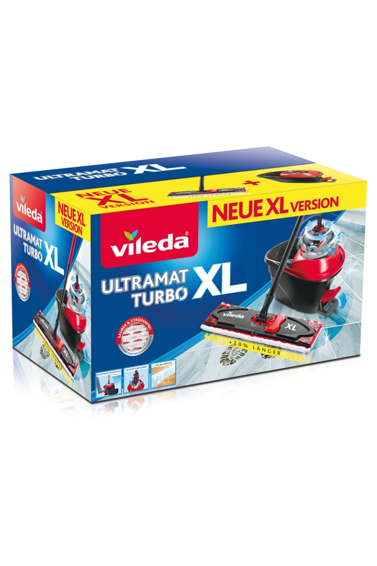 Vileda-Ultramax Turbo XL rotary bucket mop 7