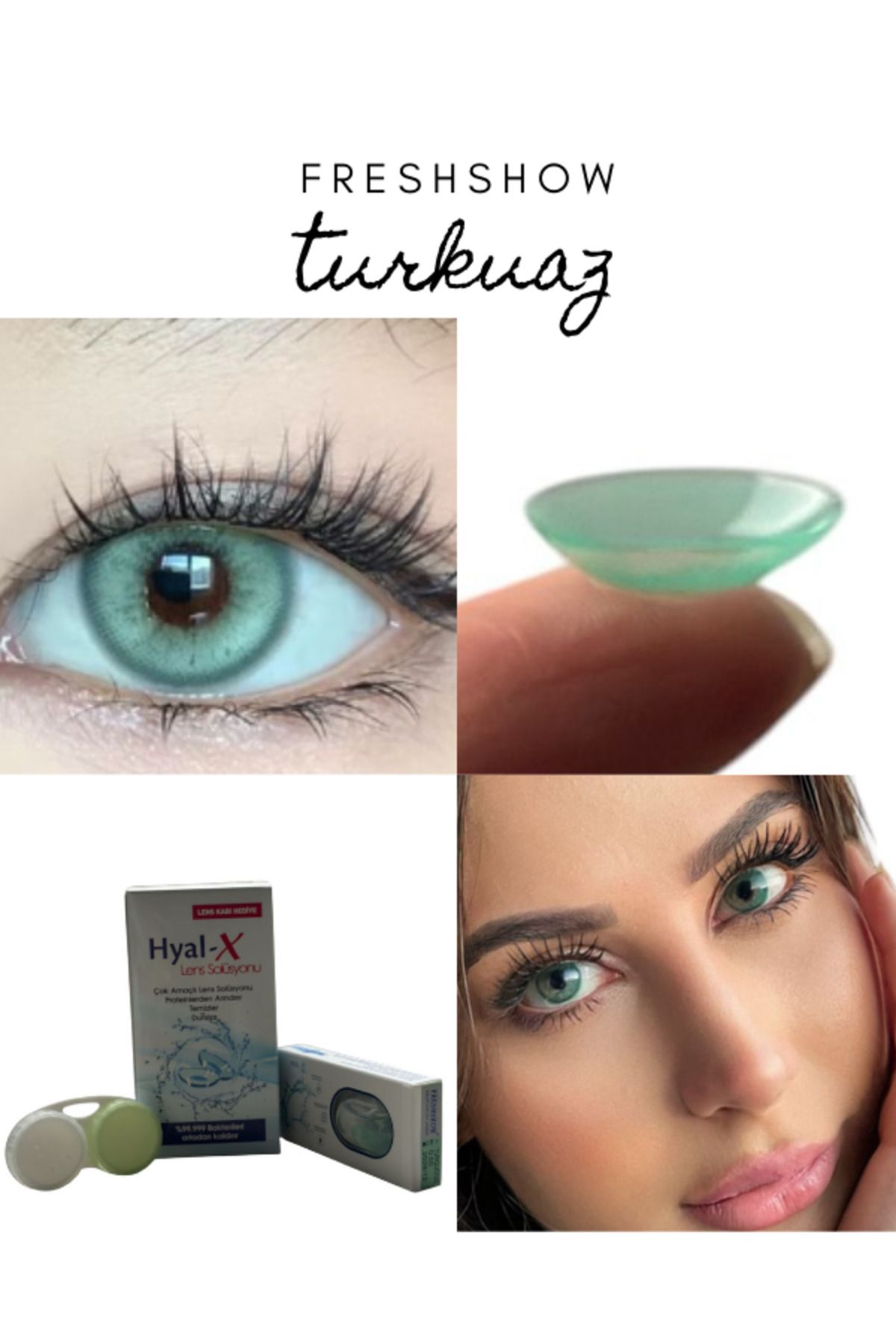 RABIR Turkuaz Takma Kirpik 1 yıllık