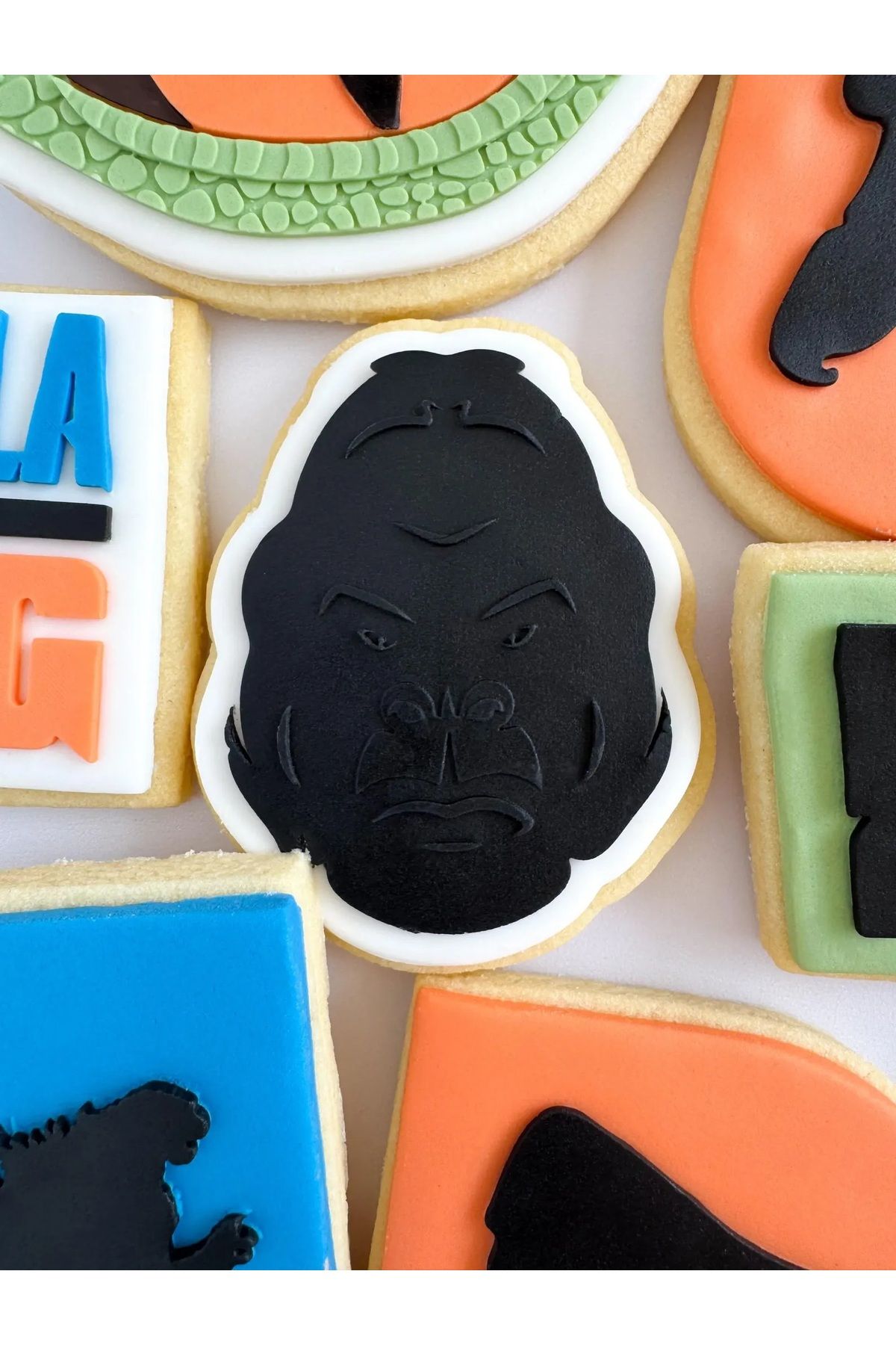 Muhcu Home Gorilla Face Kurabiye Damgası ve Kesici