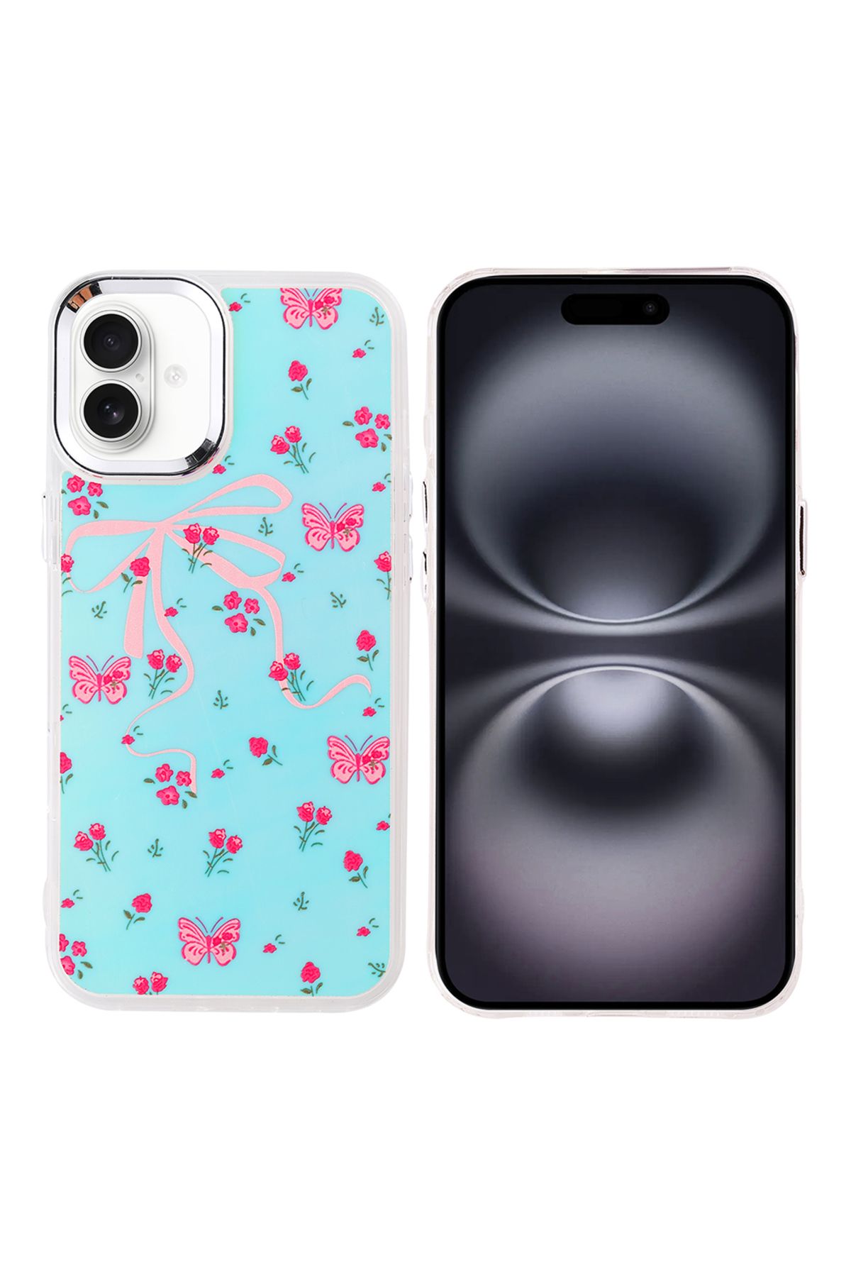 Teleplus iPhone 16 Kılıf Hadra Lüx Desenli Kapak