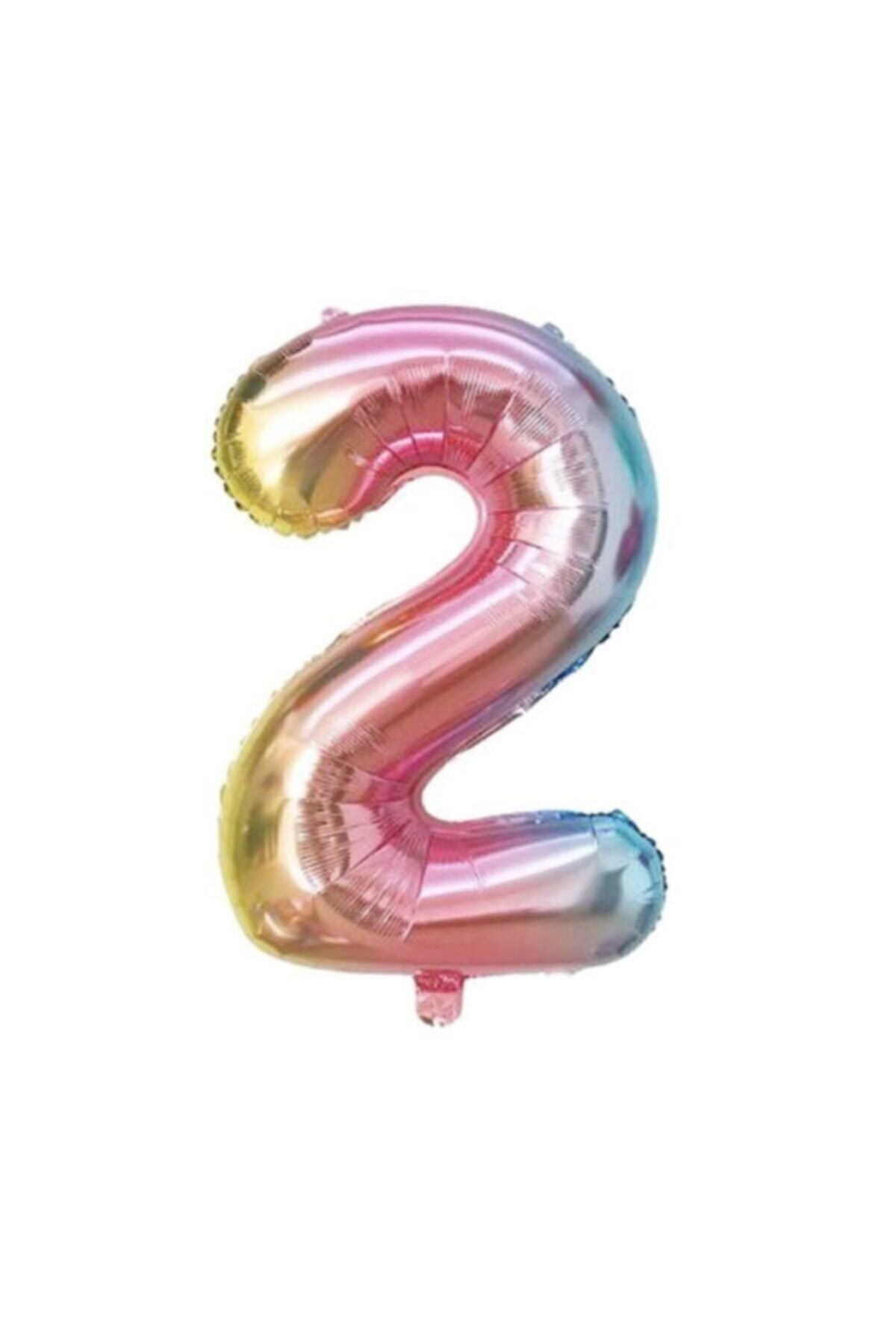 EA HOME 2 Yaş Renkli Gökkuşağı Balon Unicorn 74 Cm
