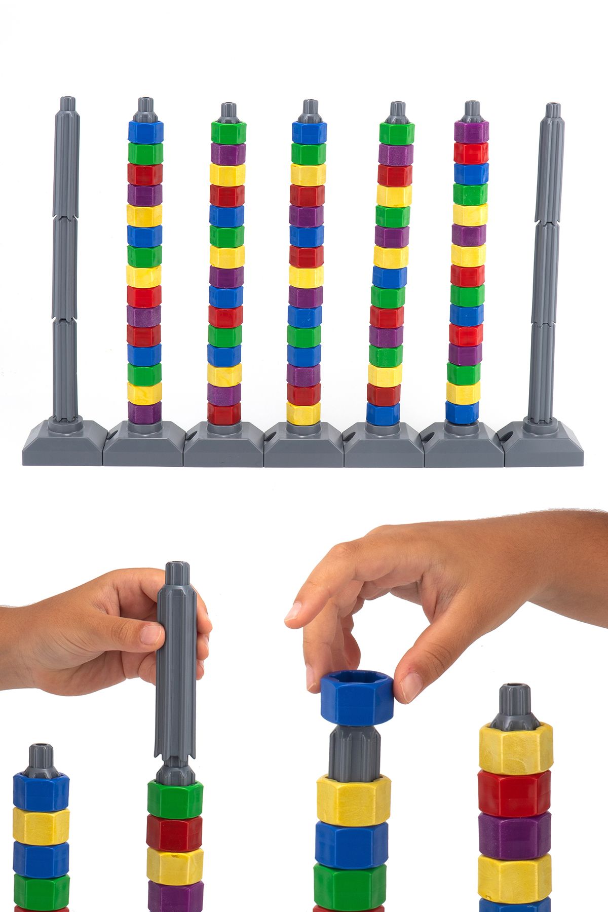 shop EĞİTİCİ VE EĞLENCELİ RENKLİ SOMUNLAR - seviye 3