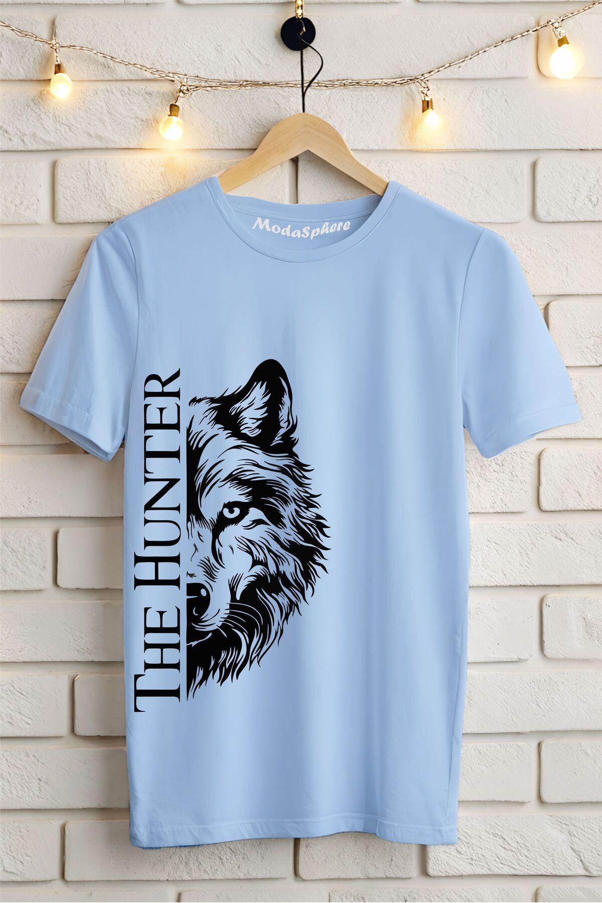 ModaSphere THE HUNTER Baskılı Unisex Oversize Tişört