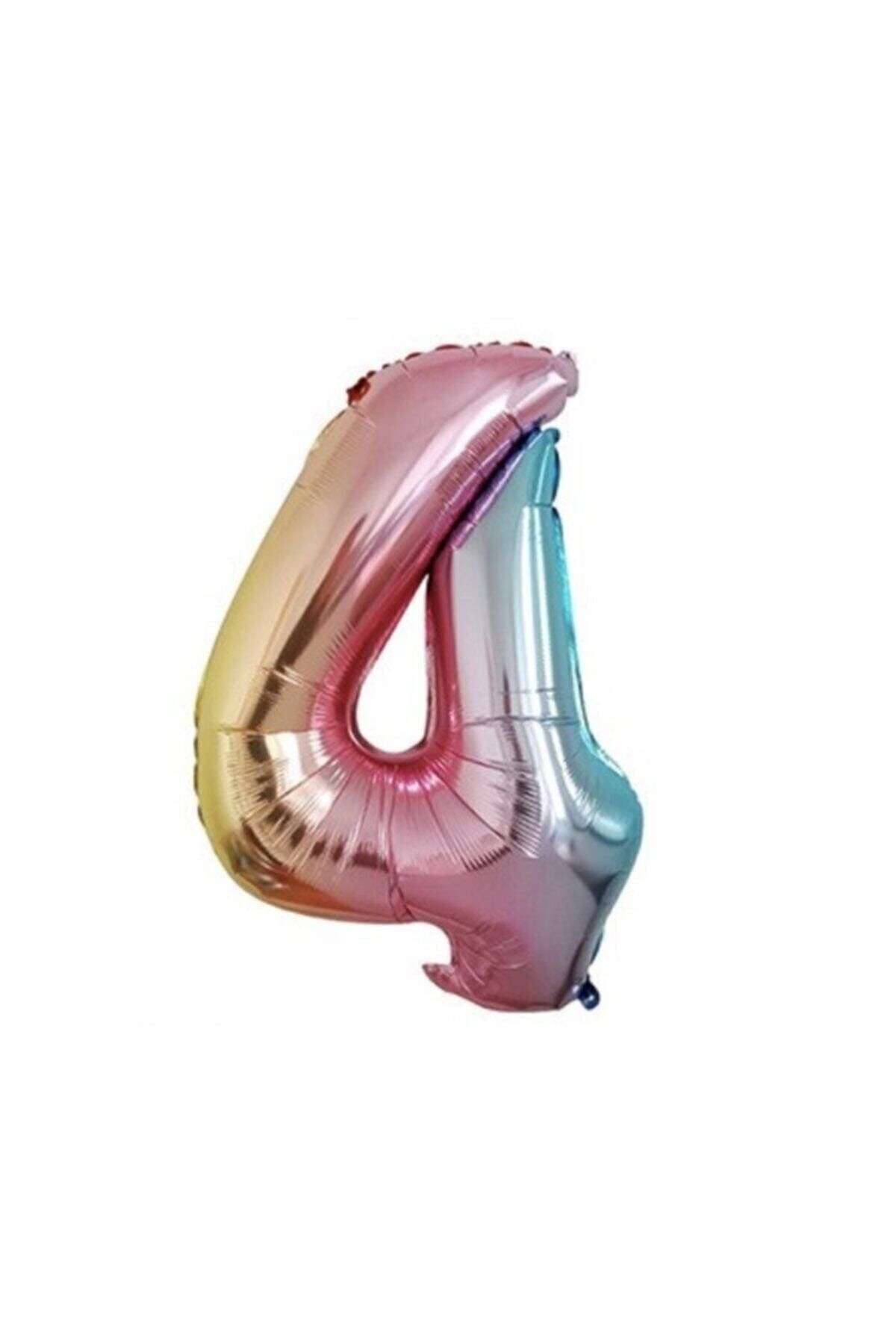 EA HOME 4 Yaş Renkli Gökkuşağı Balon Unicorn 74 Cm Dev Boy