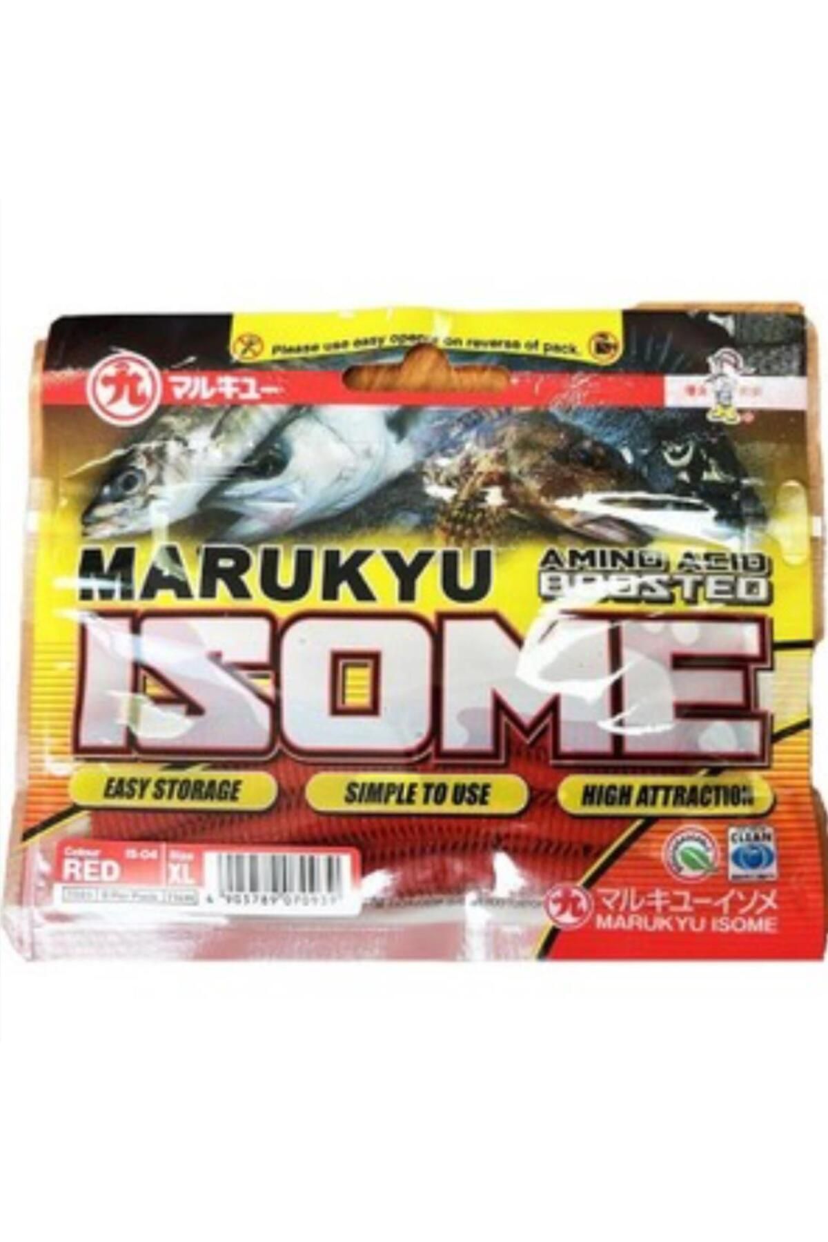 MARUKYU Isome XL 11cm LRF Kokulu Silikon Yem-Red