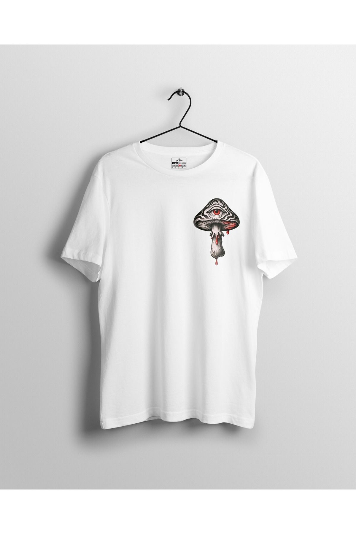 Ct Erkek Oversize Baskılı T-Shirt - Eye of Mushroom