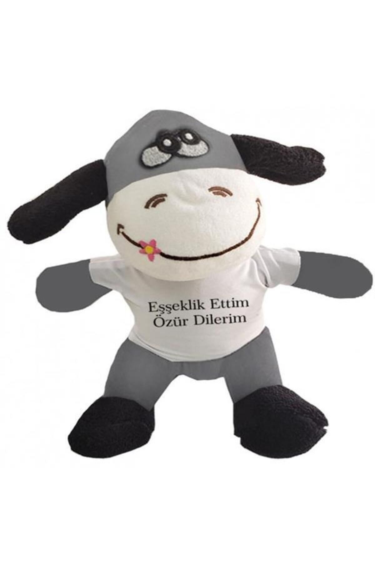 Vemora Oyuncak Peluş Eşeklik Ettim Tişörtlü Eşek