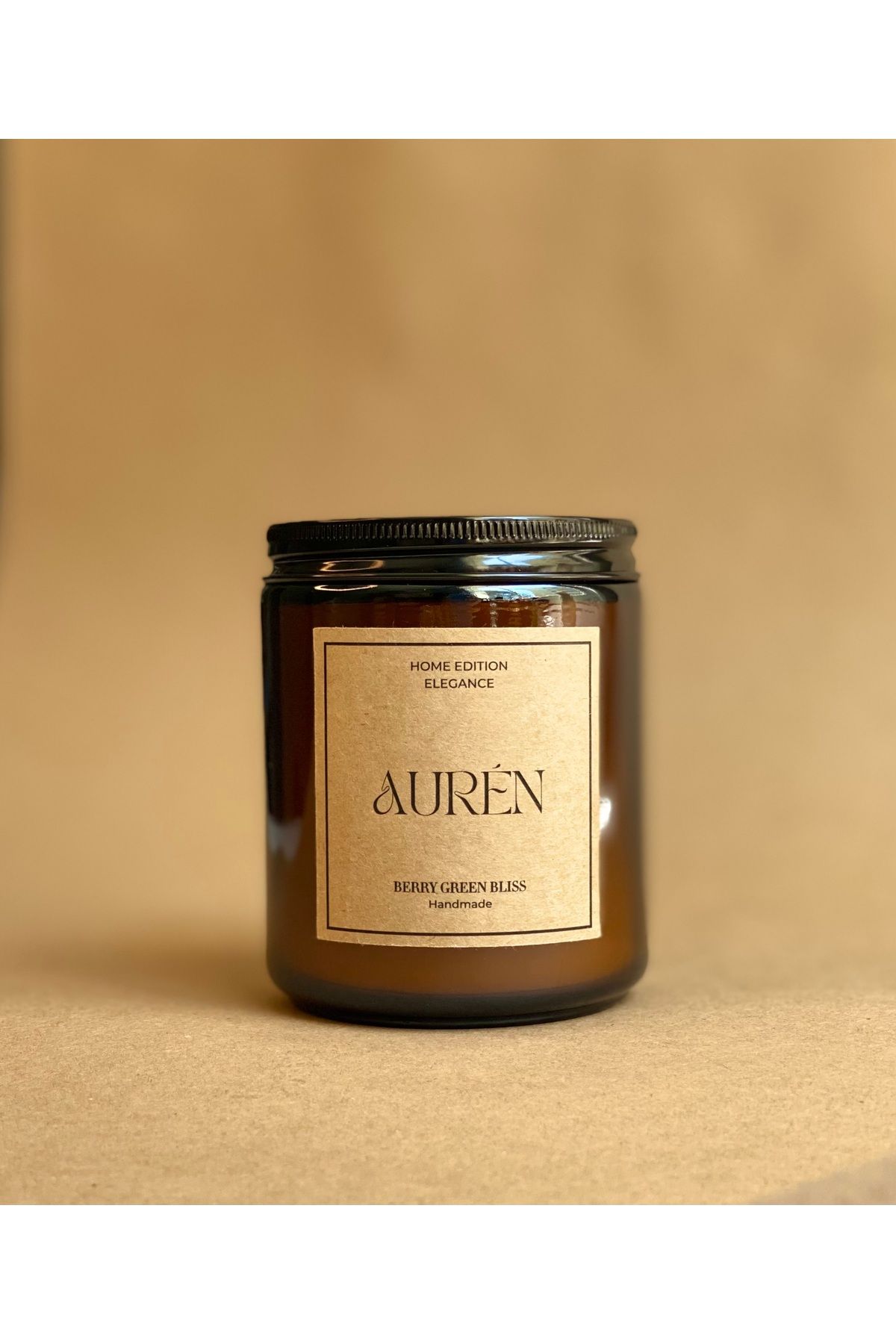 AUREN HOME Essenc 250g Kokulu Mum Vegan Doğal Renkli %100 Soya Wax