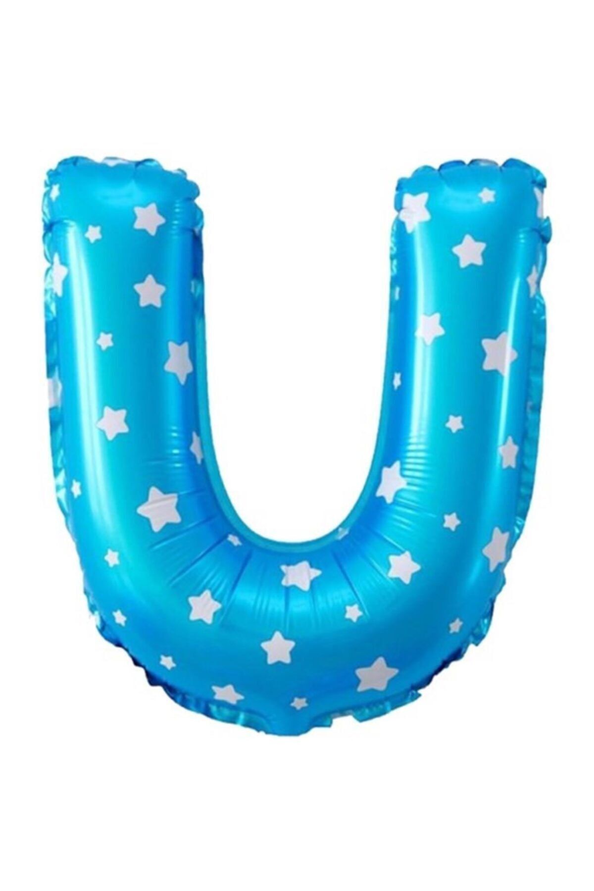 EA HOME U Harfi Mavi Renk 16 Inc 40 Cm Balon Parti Malzemesi