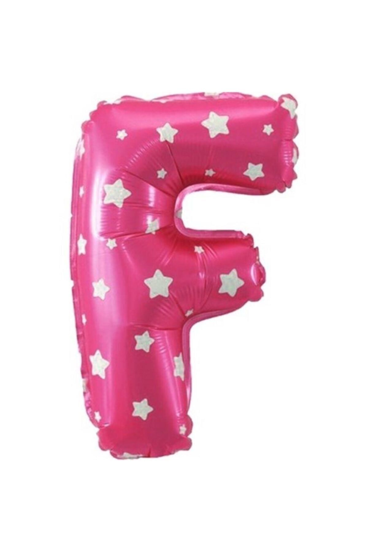 EA HOME F Harfi Pembe Renk 16 Inc 40 Cm Balon Parti Malzemesi