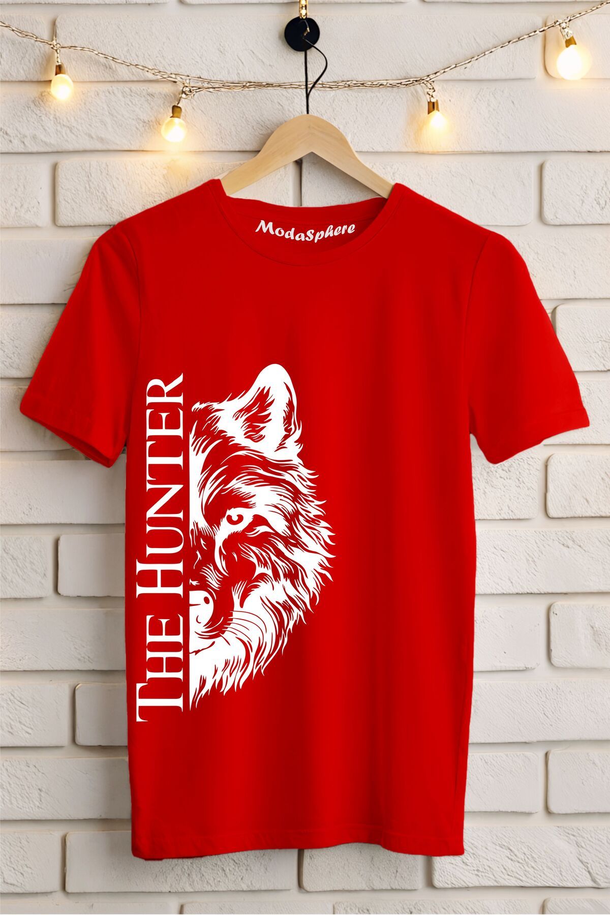 ModaSphere THE HUNTER Baskılı Unisex Oversize Tişört