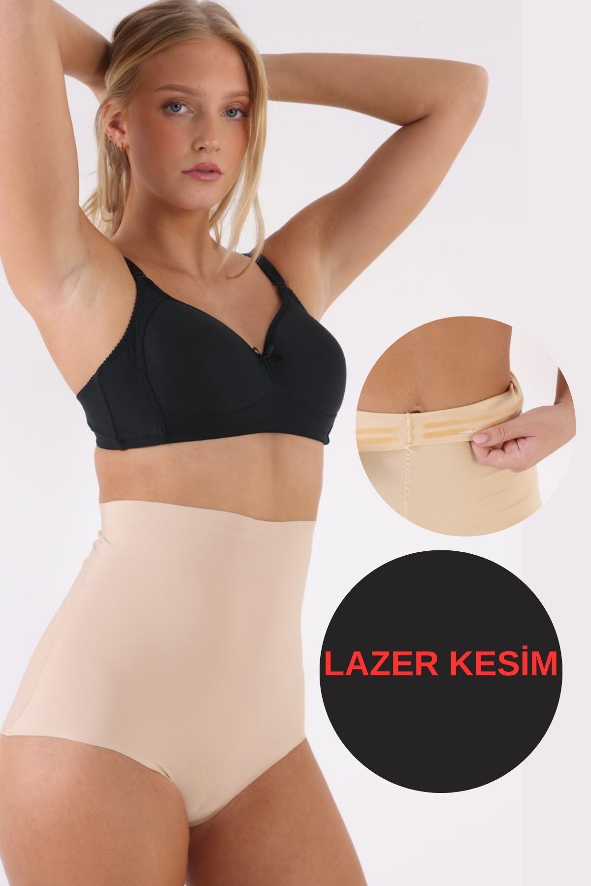BelFit Lazer Kesim İnceltici Ve Sıkılaştırıcı İz Yapmayan Slip Korse
