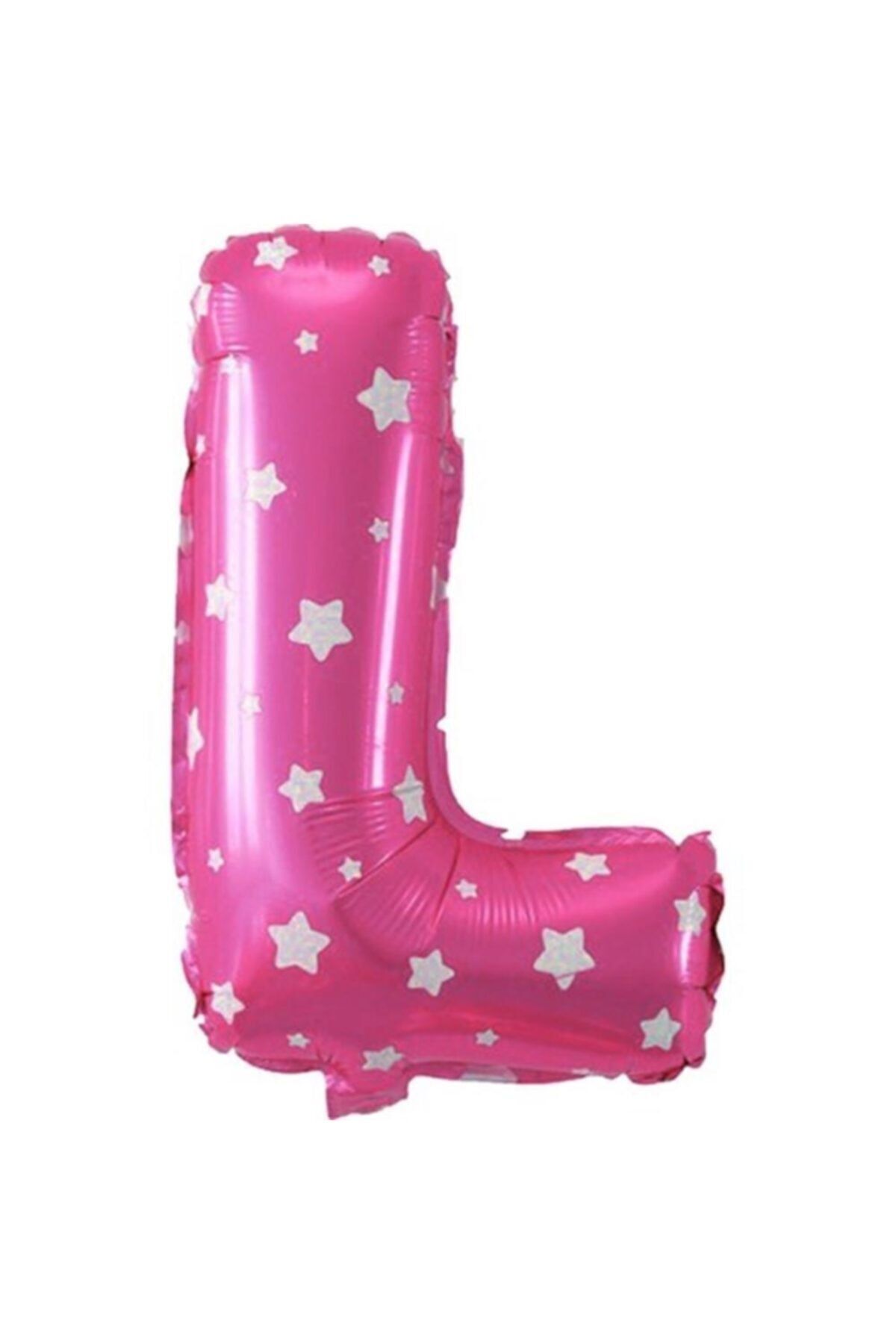EA HOME L Harfi Pembe Renk 16 Inc 40 Cm Balon Parti Malzemesi