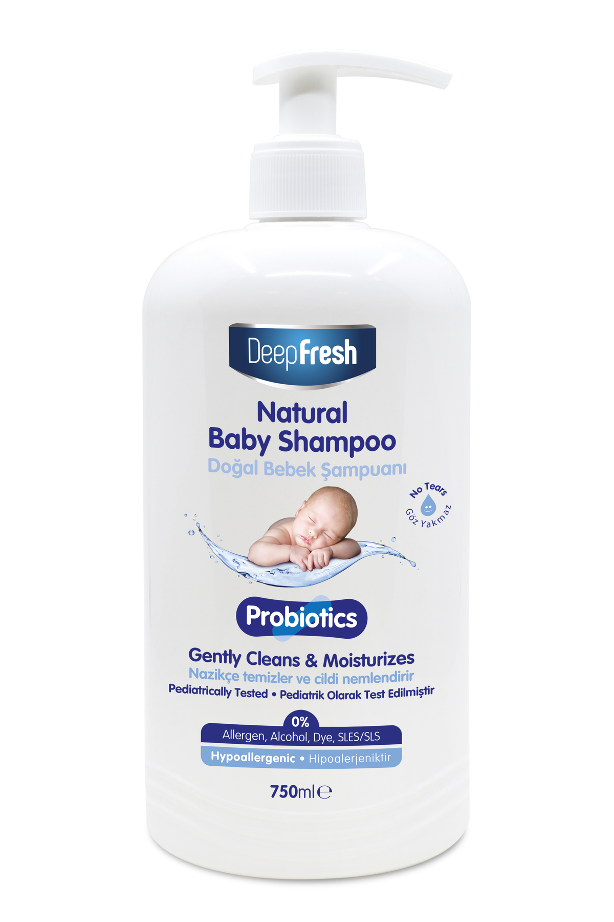 Deep Fresh Бебешки шампоан DeepFresh Probiotics 750 мл Веган