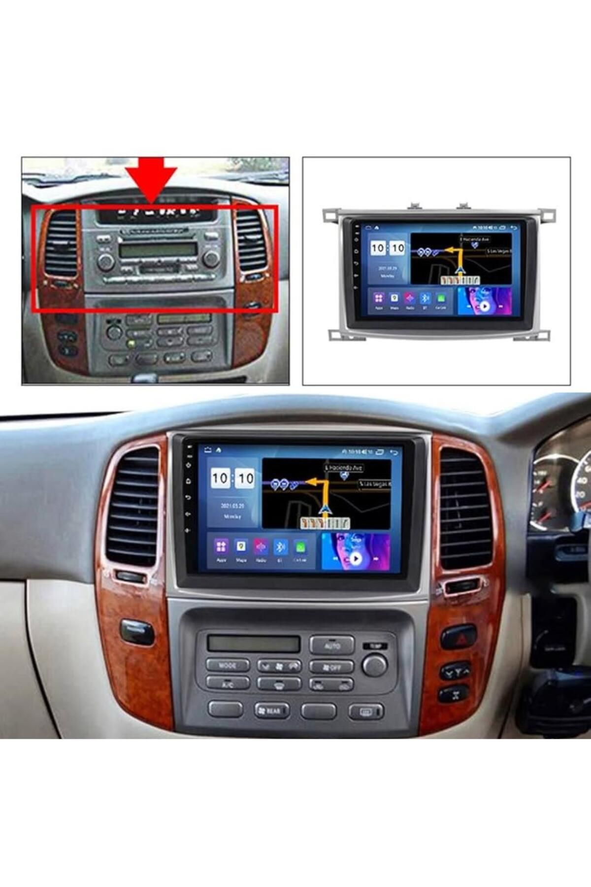 Blueway Toyota Land Cruiser Android Multimedya Sistemi 4-32 Blueway (2002-2007)