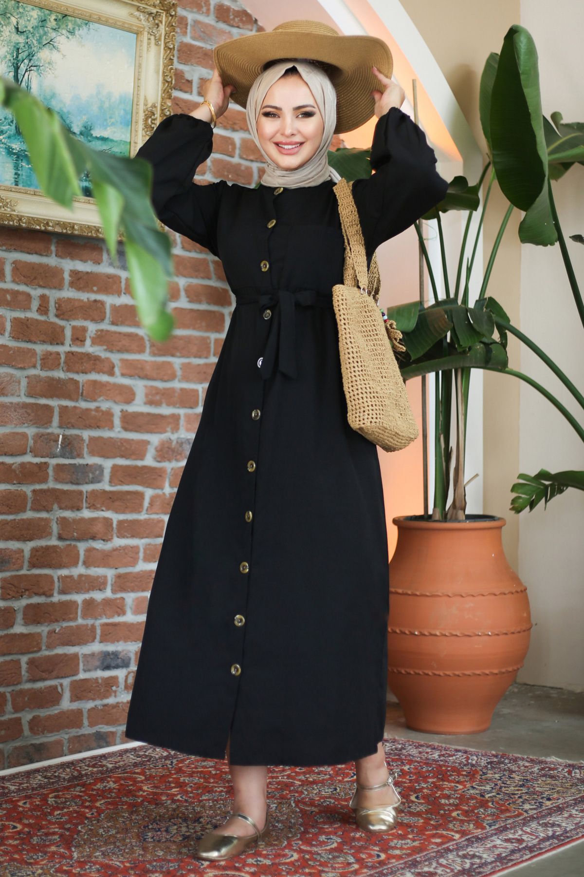 TOFİSA Elbise Siyah - 27289