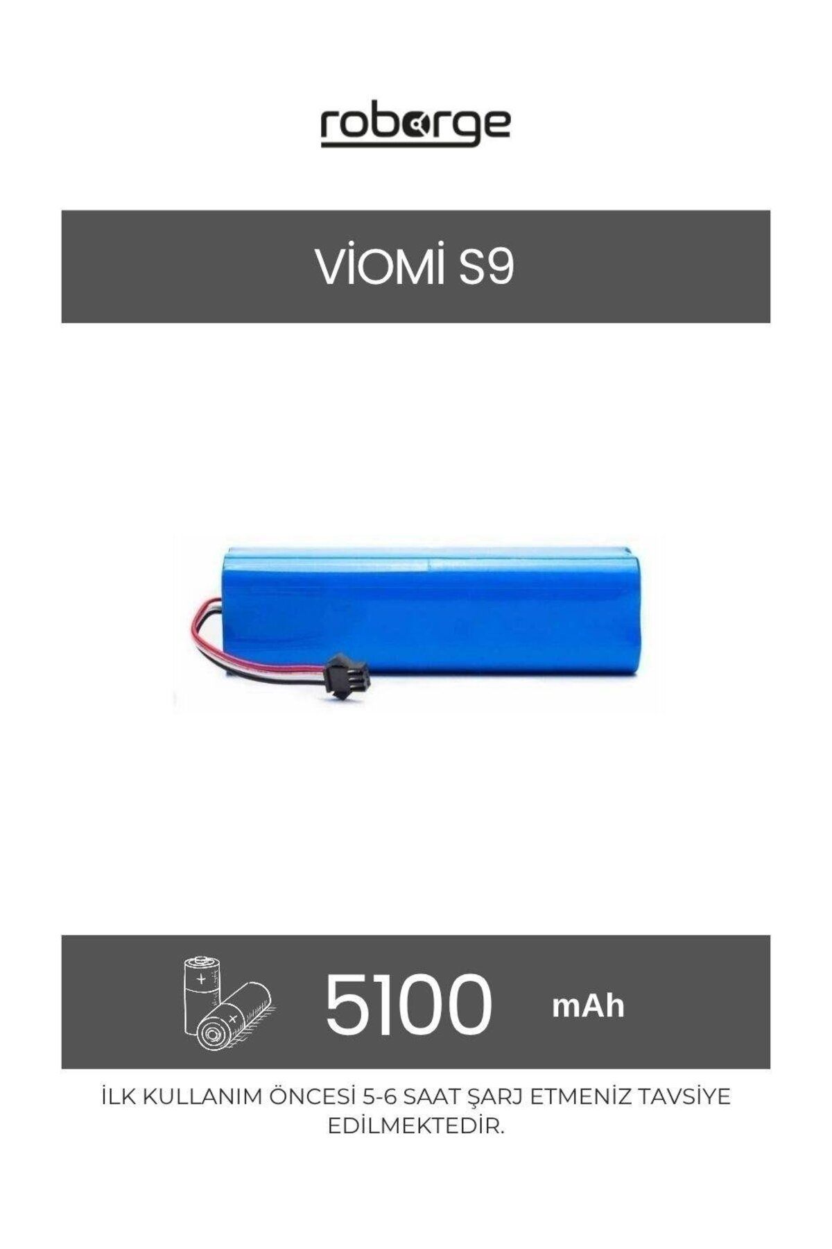 Roborge Viomi S9 Robot Süpürge Uyumlu Batarya 5100 mAh - Muadil Ürün (EVE MARKA HÜCRE)