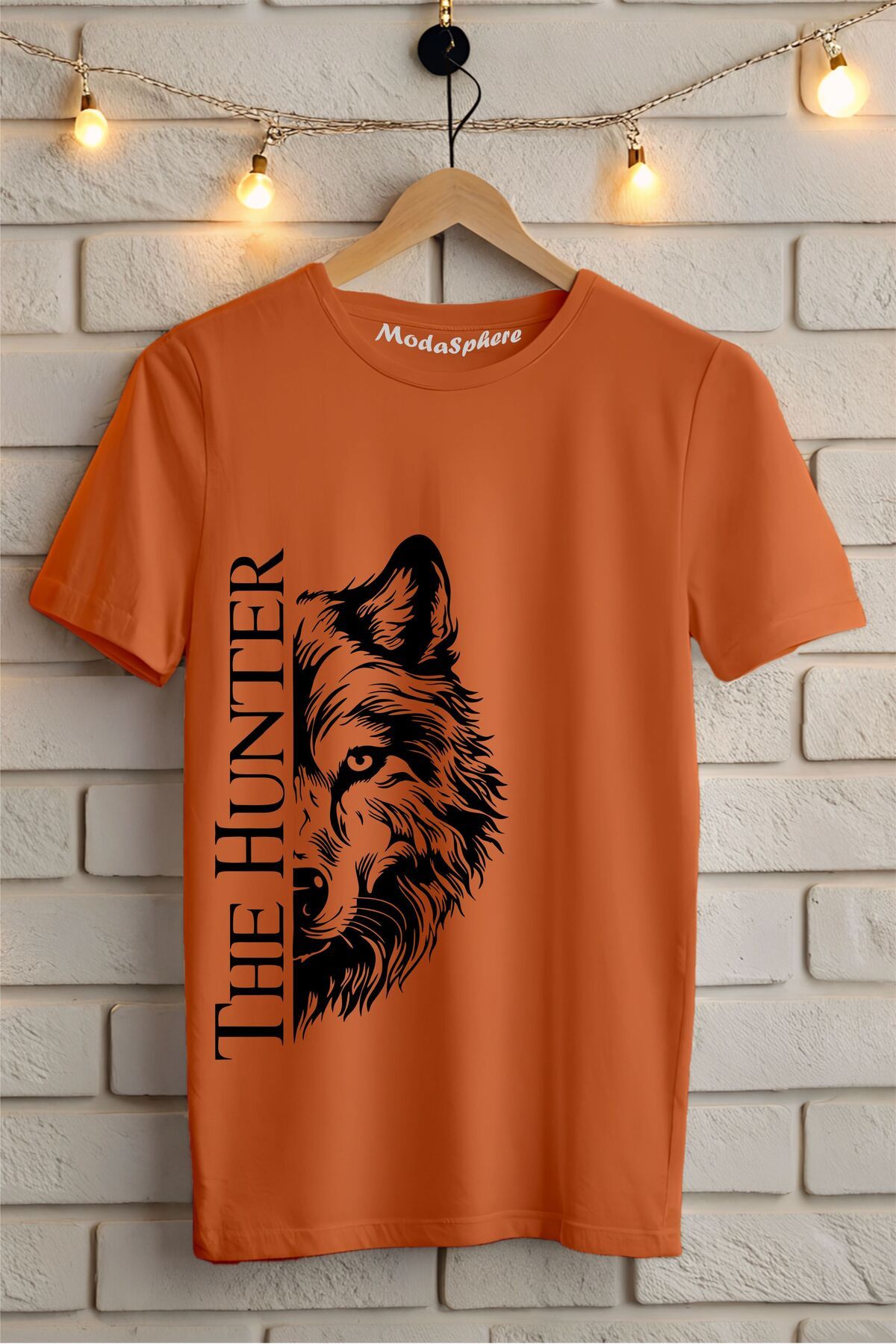 ModaSphere THE HUNTER Baskılı Unisex Oversize Tişört