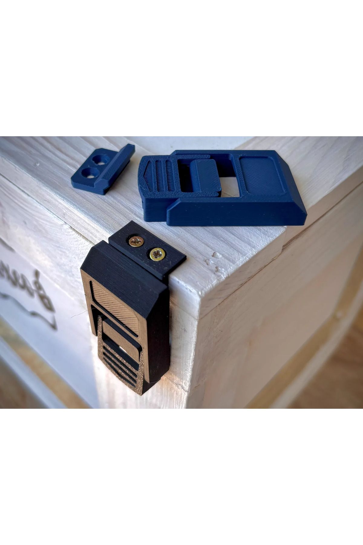 Phigo 2'li Set Kilitli Mandal - 6,5 cm Snap Lock Dual Tip Pratik Kilit Mekanizması VİDASIZ GÖNDERİLMEKTE