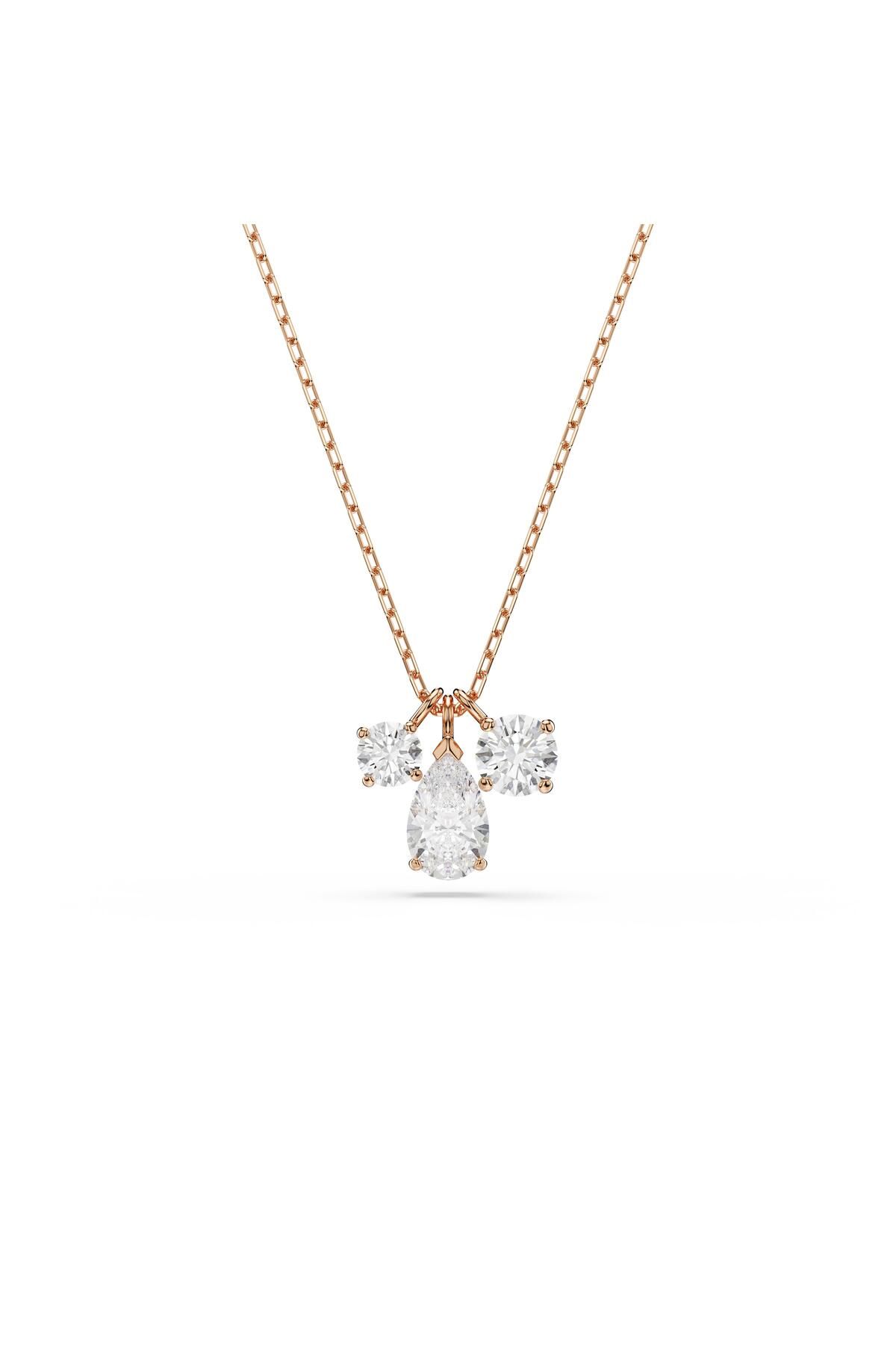 Swarovski 5734245 Swarovski Kolye Mp Mesmera:Pend Whıte/Ros