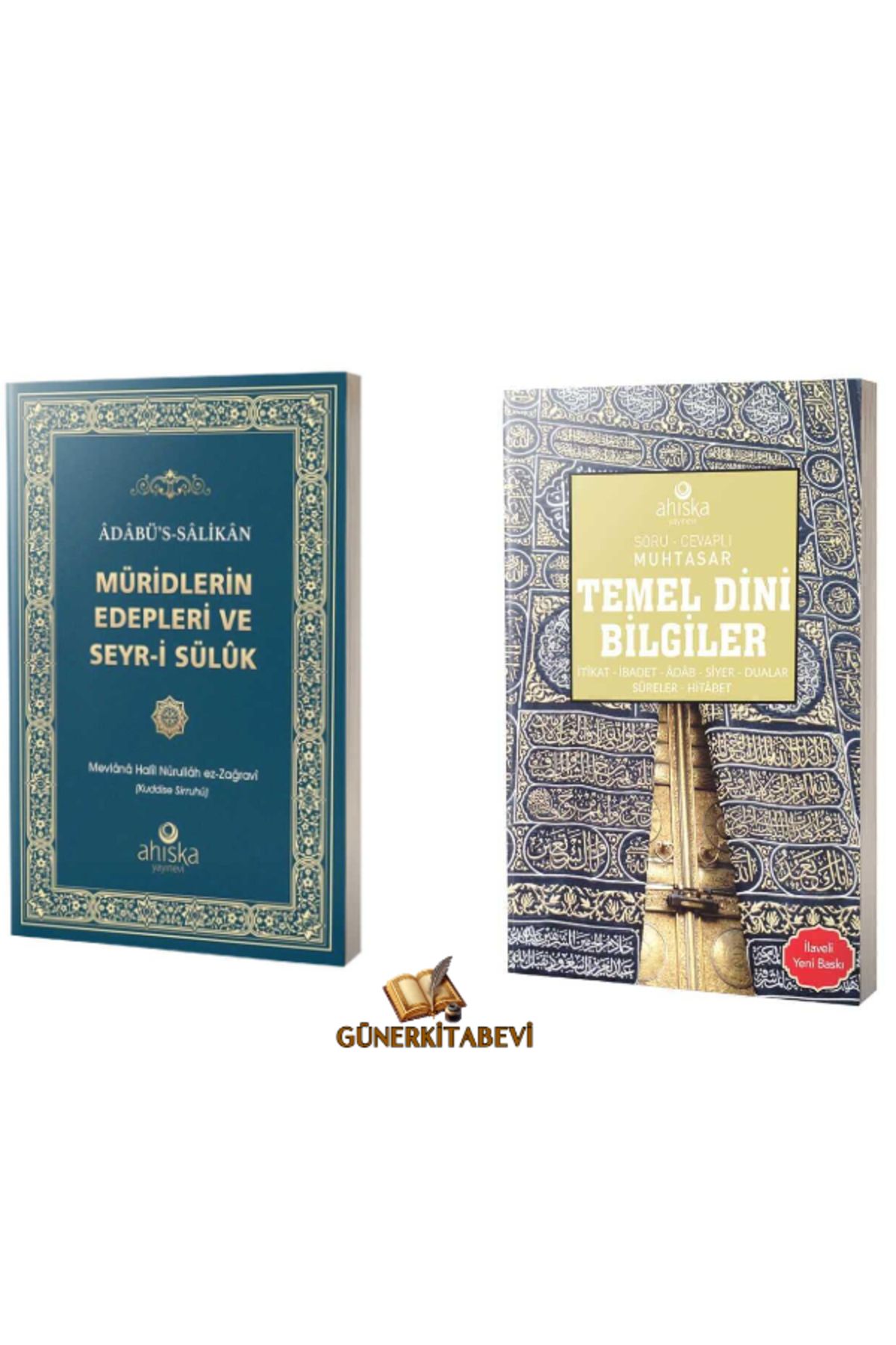 Ahıska Yayınevi Müridlerin Edepleri ve Seyri Sülük & Temel Dini Bilgiler Soru Cevaplı 2 kitap