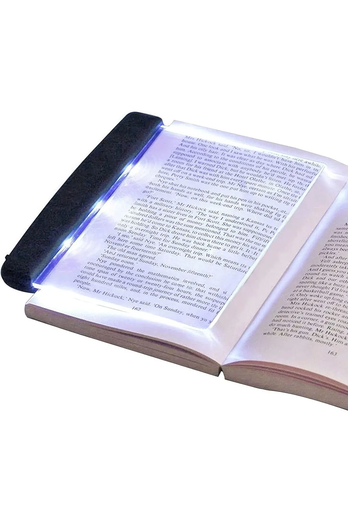 SAFİR Safir Geceleri Okumak Için Düz Kitap Işığı Şeffaf Led Kitap Sayfa Işık Aydınlatıcı Panel Lamba