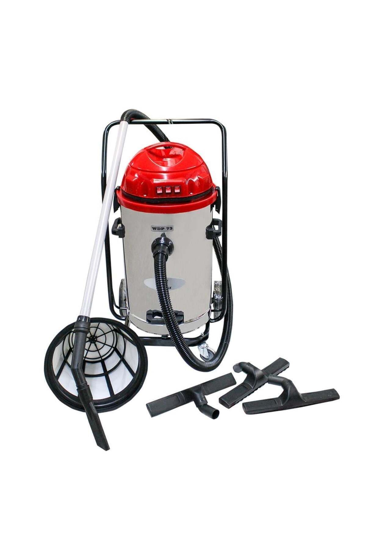 Hegi WDP 73 3600W Islak - Kuru Vakumlu Elektrikli Süpürge 75 L Paslanmaz Kazan