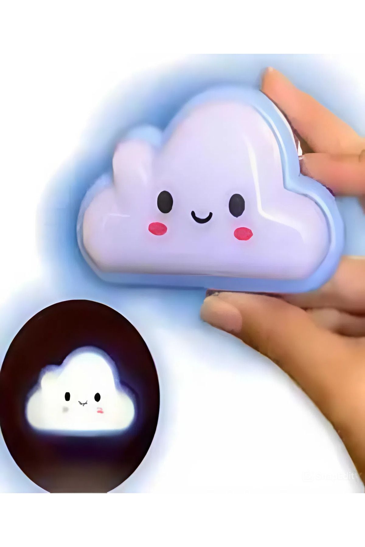 KIZILELMADA Çocuk Odası İçin Pembe LED Dekoratif Gece Lambası – Şık ve Minimal