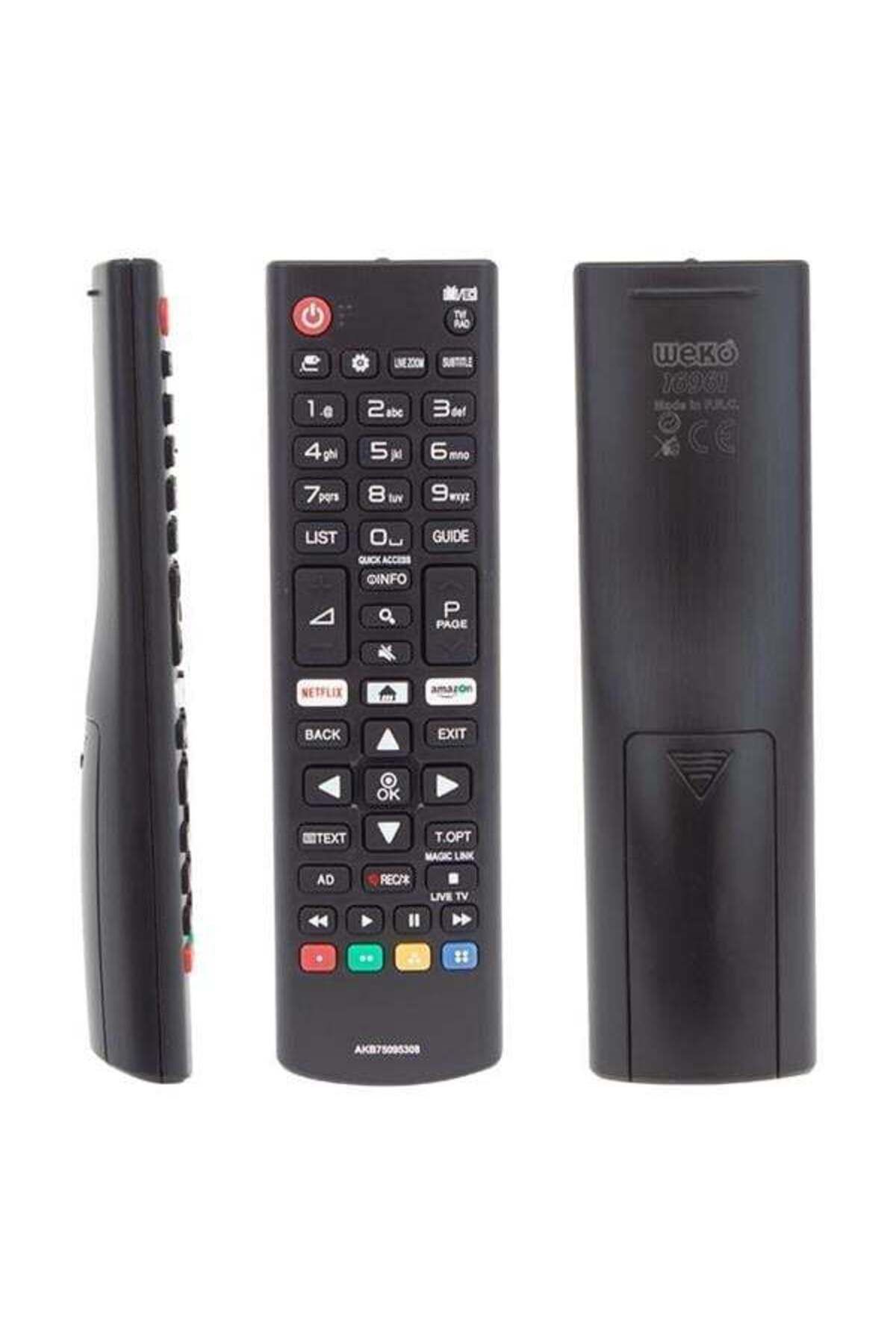 Vemora LG AKB75095308 Netflix-Amazon Tuşlu Lcd-Led TV Kumanda