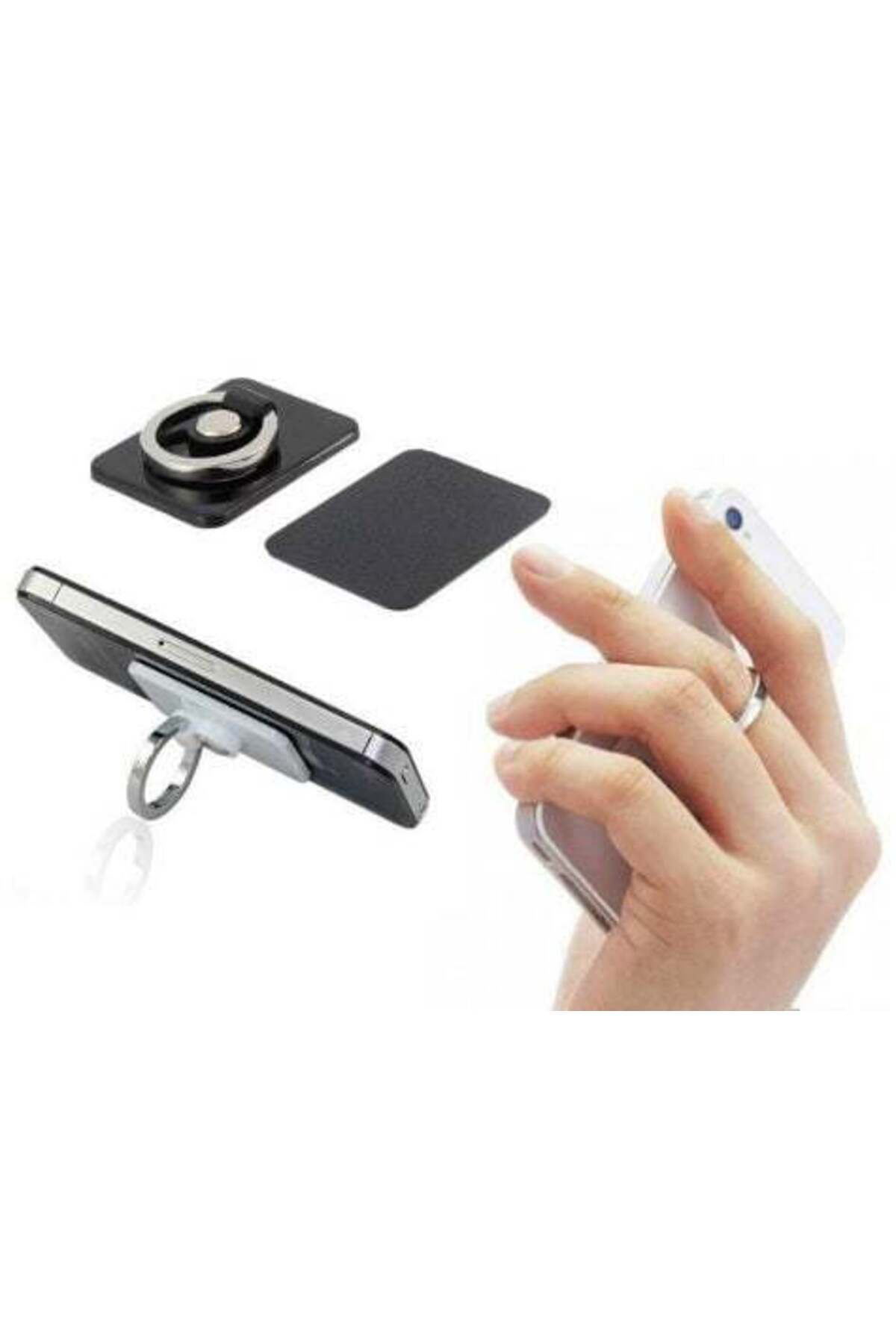 Modafiks Yüzük Tasarım Telefon Tablet Tutucu Selfie Yüzüğü