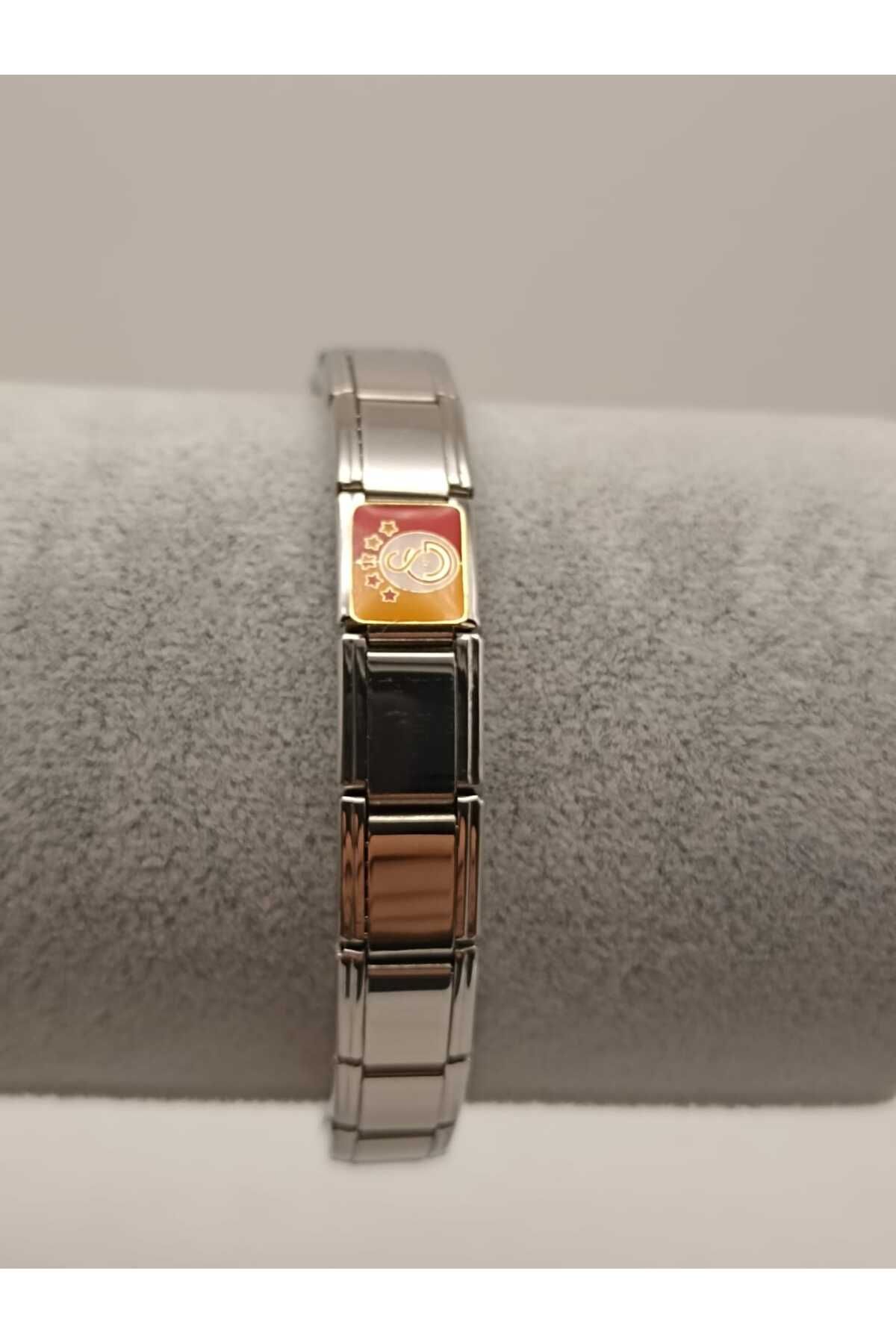 TLSMACCESORIES NOMİNATİON ÇELİK BİLEKLİK GS CHARM 5 YILDIZ