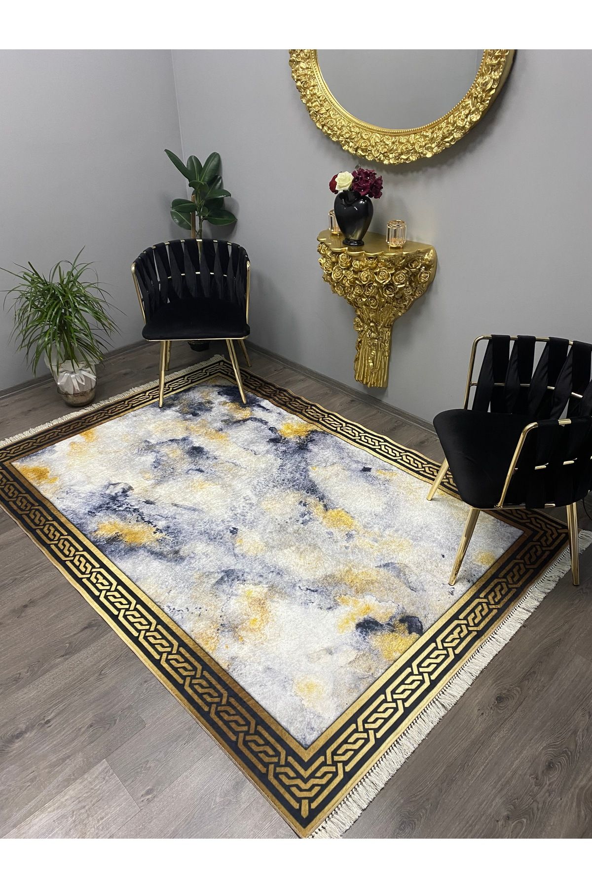 Monisso MONİSSO HALI Carpe Kaymaz Taban, leke Tutmaz, Mutfak Halısı, Salon Halısı ve Yolluk