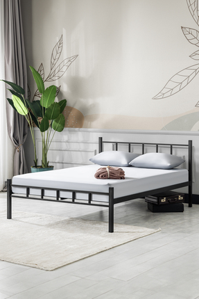 EVGER METAL KARYOLA, K90 SİYAH 160X200